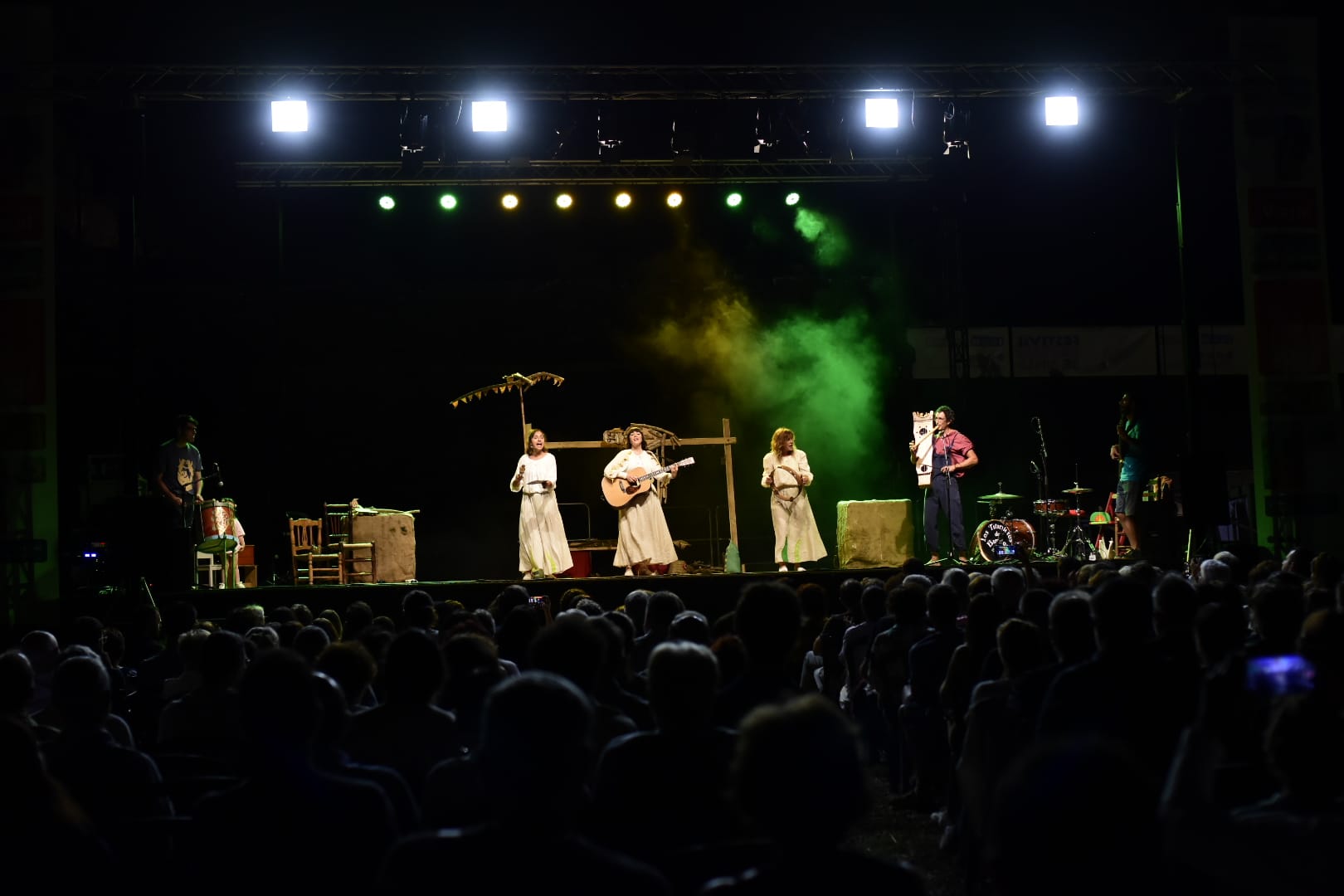 Estreno mundial de La Quebranta en el Festival Castillo de Aínsa. Foto Sonia Gracia