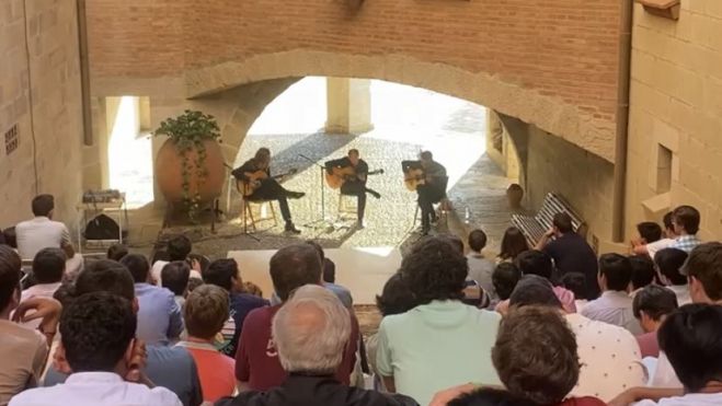 Música flamenca en las Jornadas Universitarias de los Pirineos.