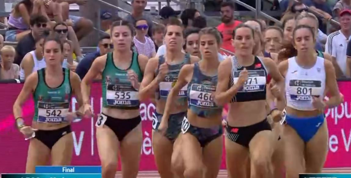 Final del 1.500 femenino con Cristina Espejo