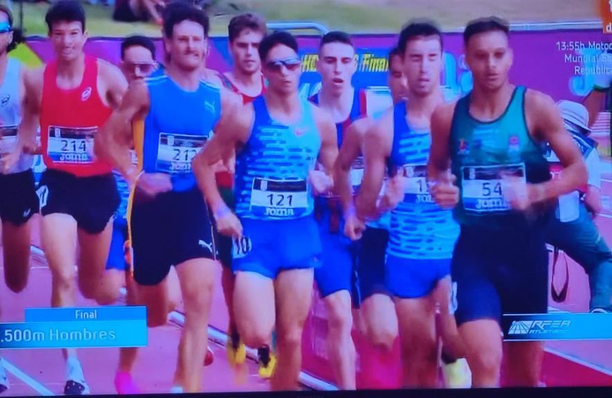 Pol Oriach en la final de 1500