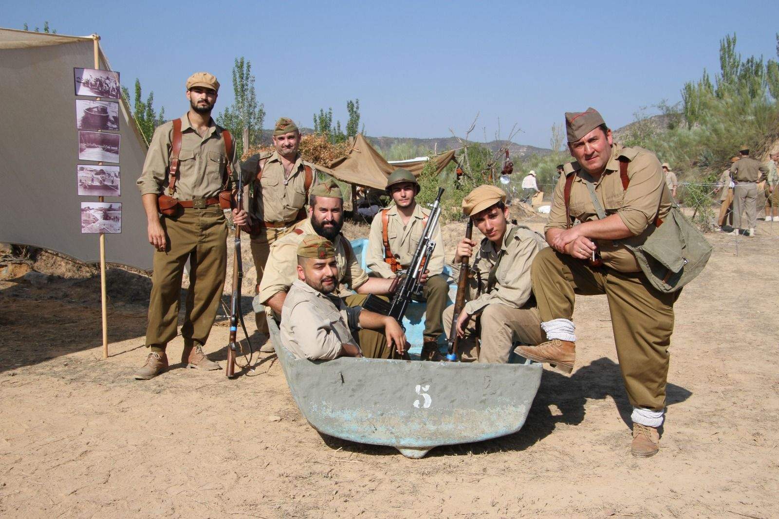 Conmemoración en Fayón del 85 aniversario de la Batalla del Ebro. Foto Carlos Neofato
