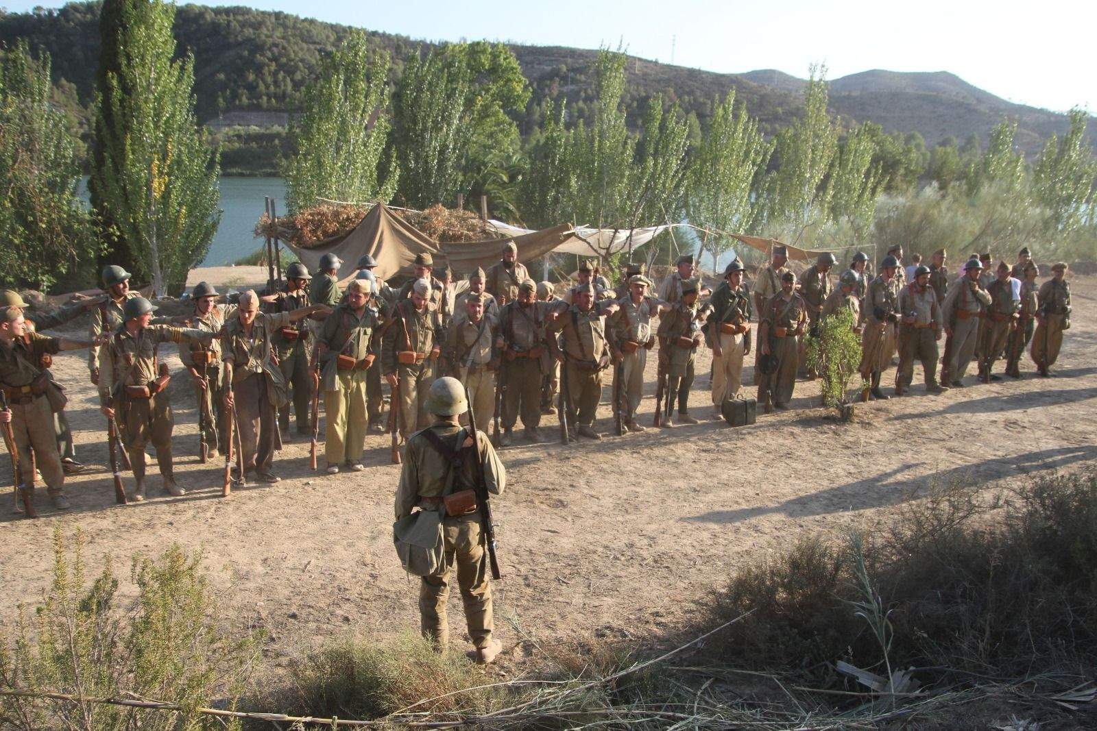 Conmemoración en Fayón del 85 aniversario de la Batalla del Ebro. Foto Carlos Neofato