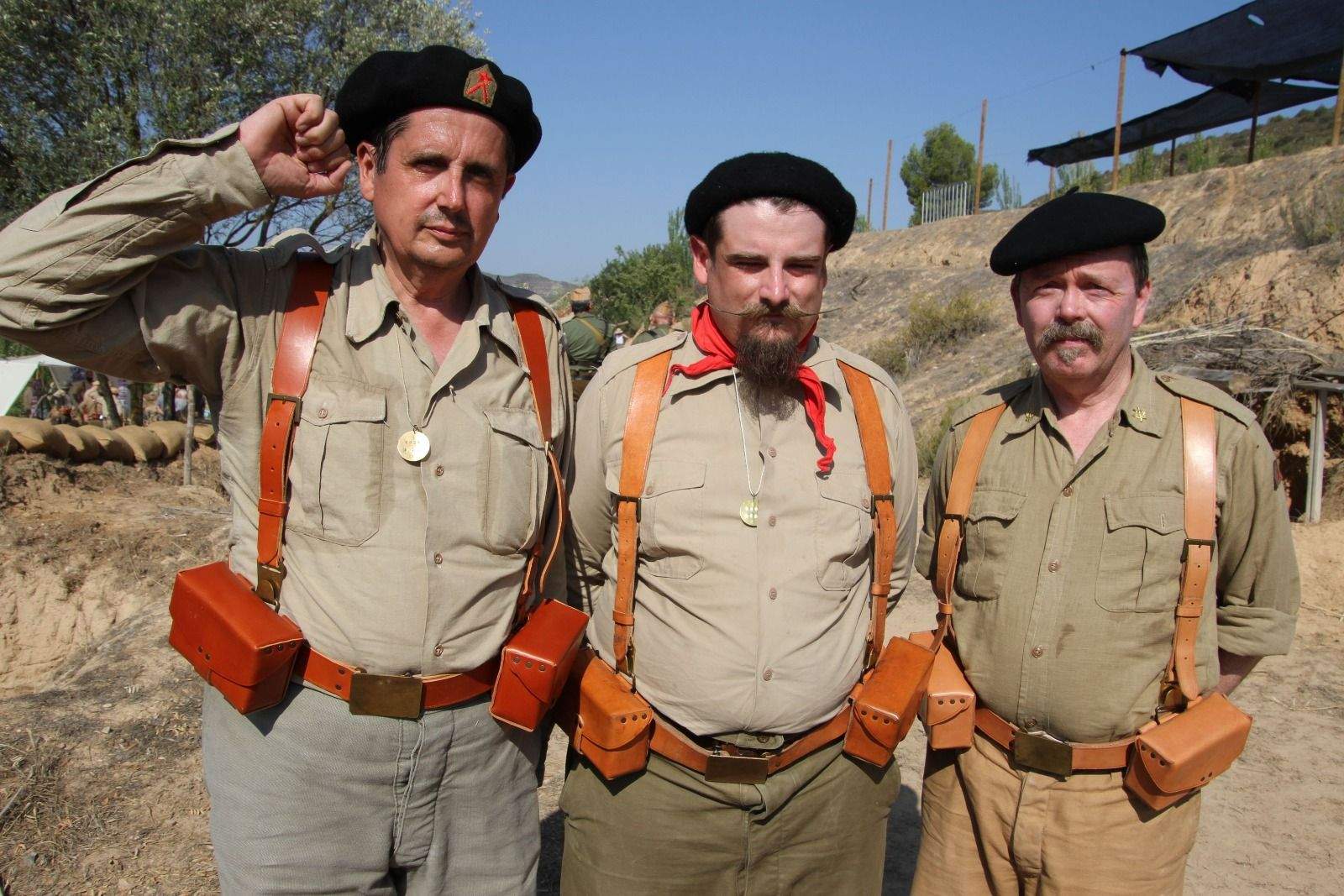 Conmemoración en Fayón del 85 aniversario de la Batalla del Ebro. Foto Carlos Neofato