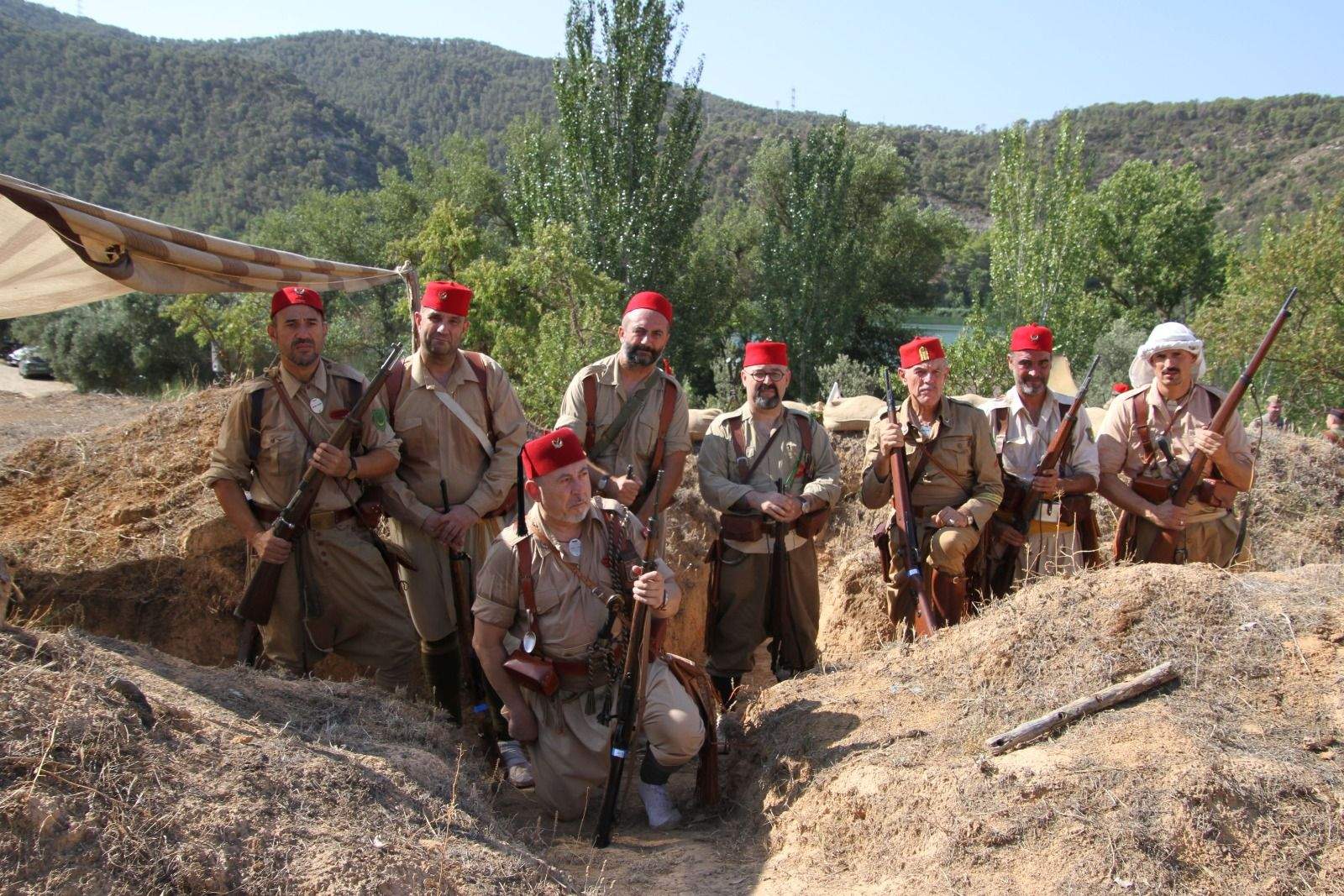 Conmemoración en Fayón del 85 aniversario de la Batalla del Ebro. Foto Carlos Neofato