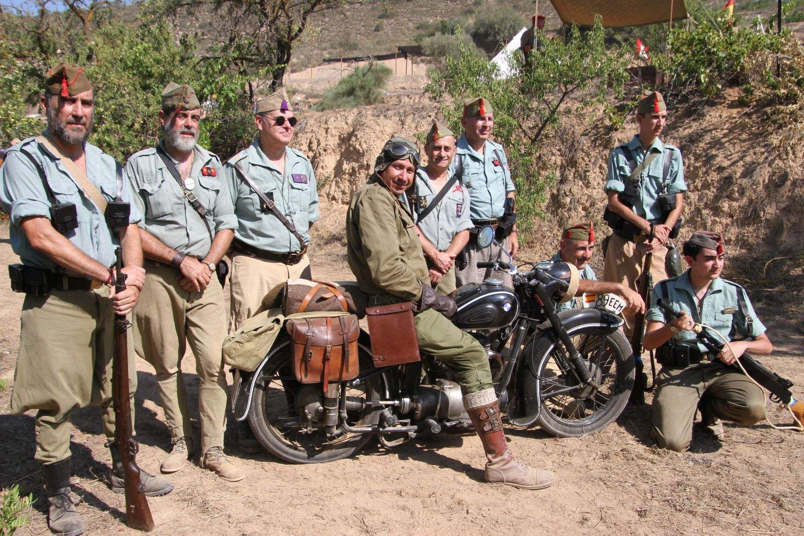 Conmemoración en Fayón del 85 aniversario de la Batalla del Ebro. Foto Carlos Neofato