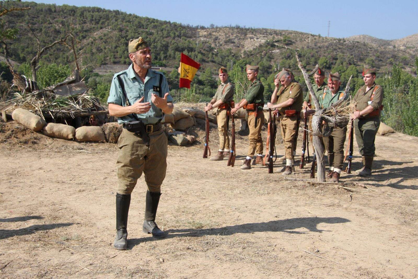 Conmemoración en Fayón del 85 aniversario de la Batalla del Ebro. Foto Carlos Neofato