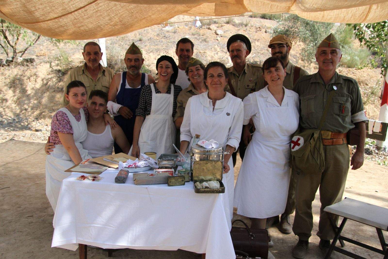 Conmemoración en Fayón del 85 aniversario de la Batalla del Ebro. Foto Carlos Neofato