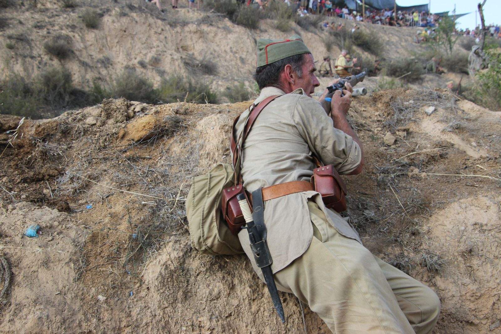 Conmemoración en Fayón del 85 aniversario de la Batalla del Ebro. Foto Carlos Neofato