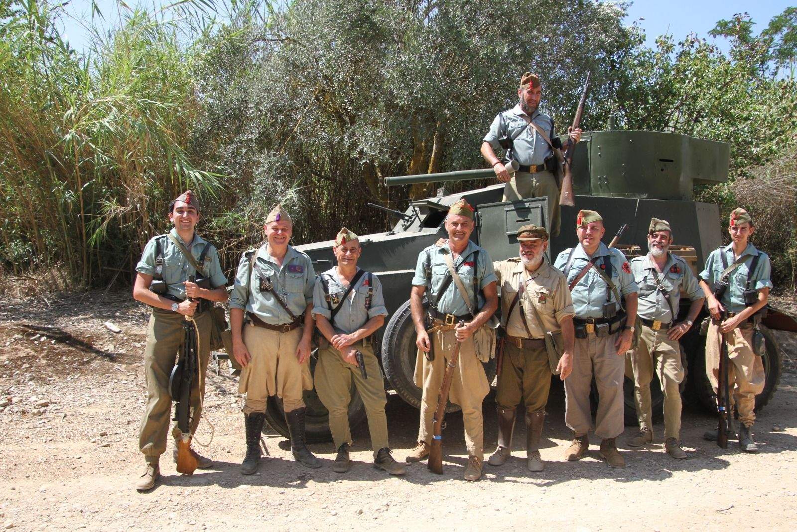 Conmemoración en Fayón del 85 aniversario de la Batalla del Ebro. Foto Carlos Neofato