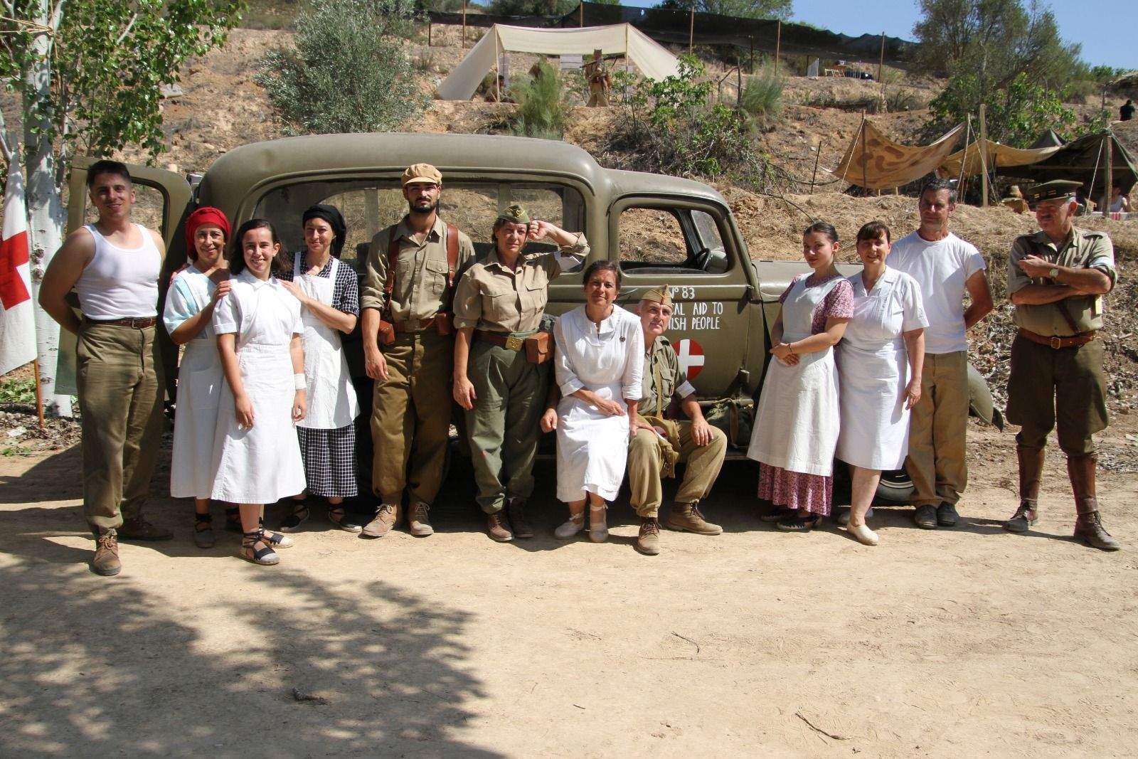 Conmemoración en Fayón del 85 aniversario de la Batalla del Ebro. Foto Carlos Neofato