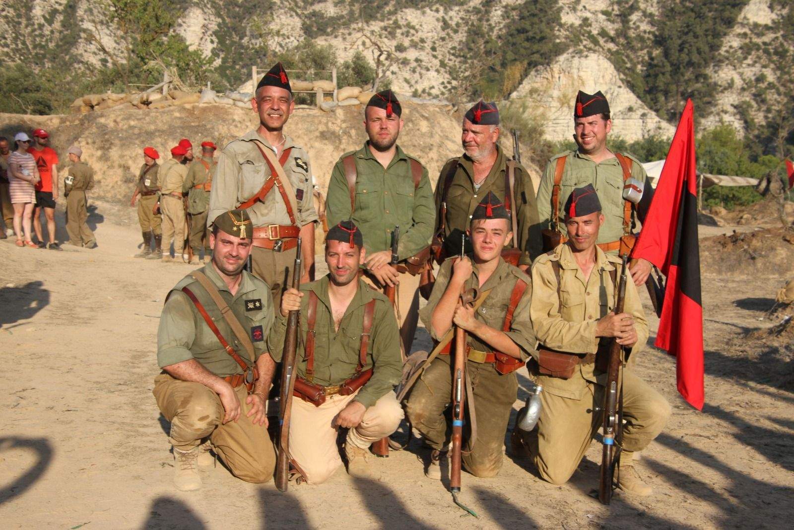 Conmemoración en Fayón del 85 aniversario de la Batalla del Ebro. Foto Carlos Neofato