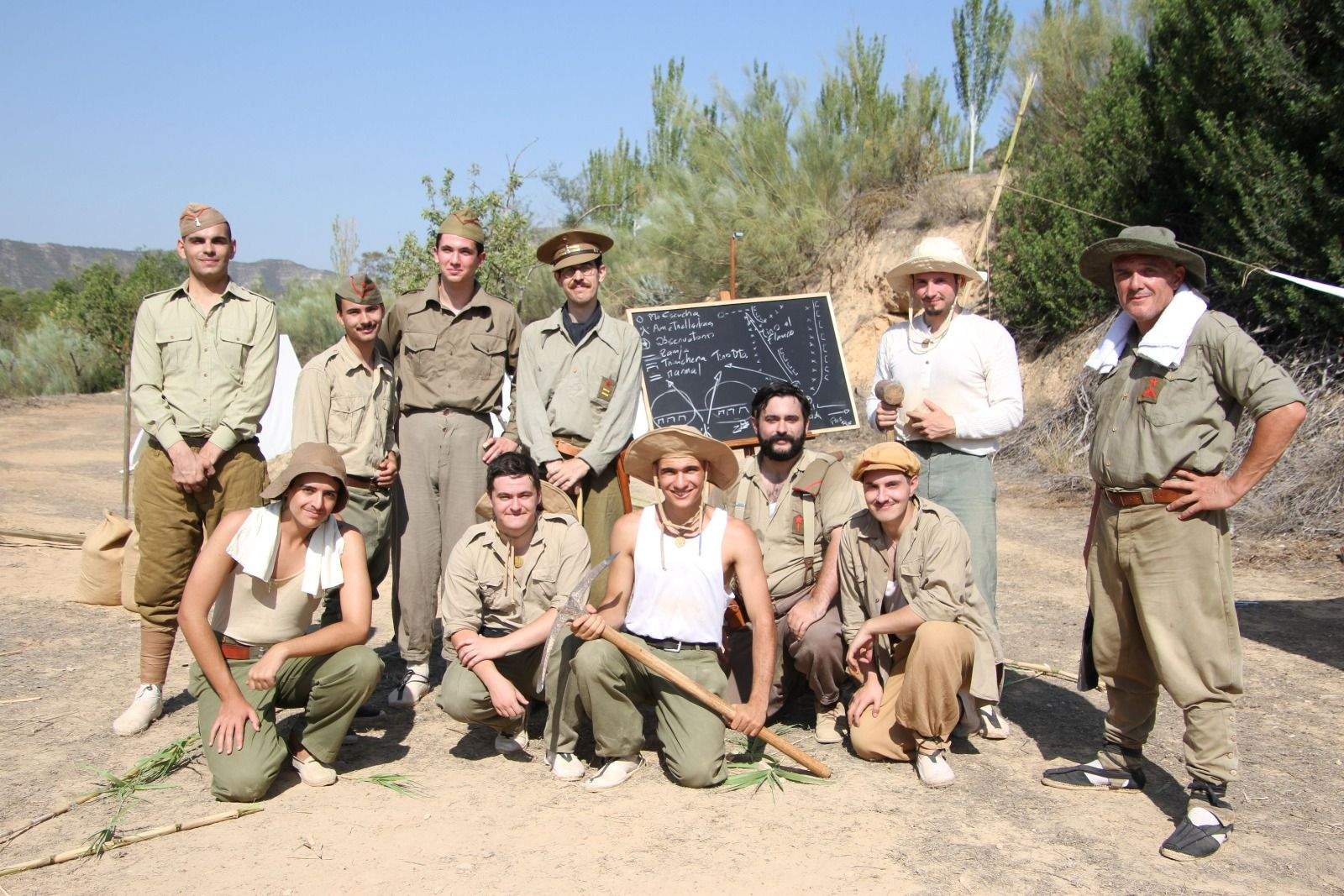 Conmemoración en Fayón del 85 aniversario de la Batalla del Ebro. Foto Carlos Neofato