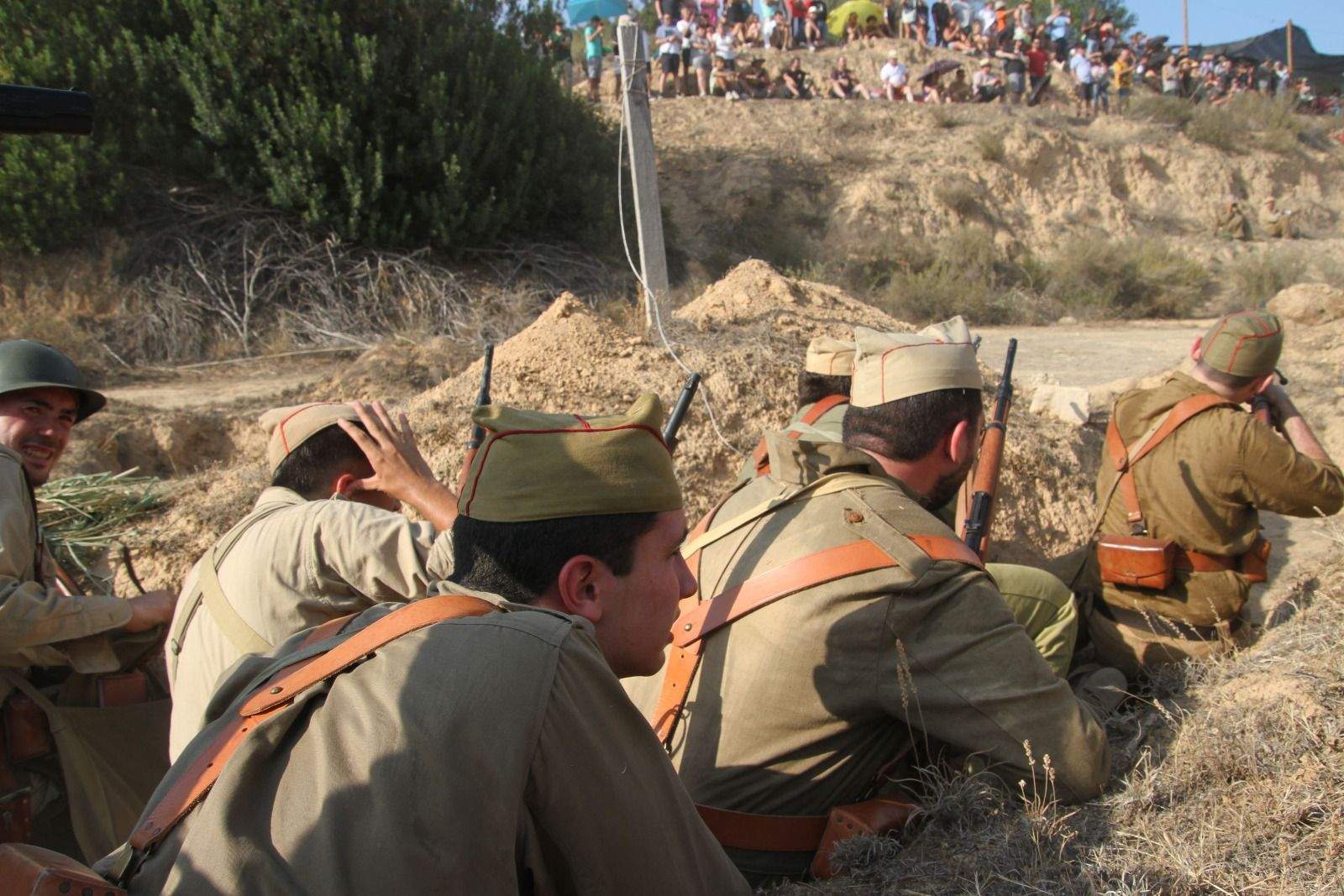 Conmemoración en Fayón del 85 aniversario de la Batalla del Ebro. Foto Carlos Neofato
