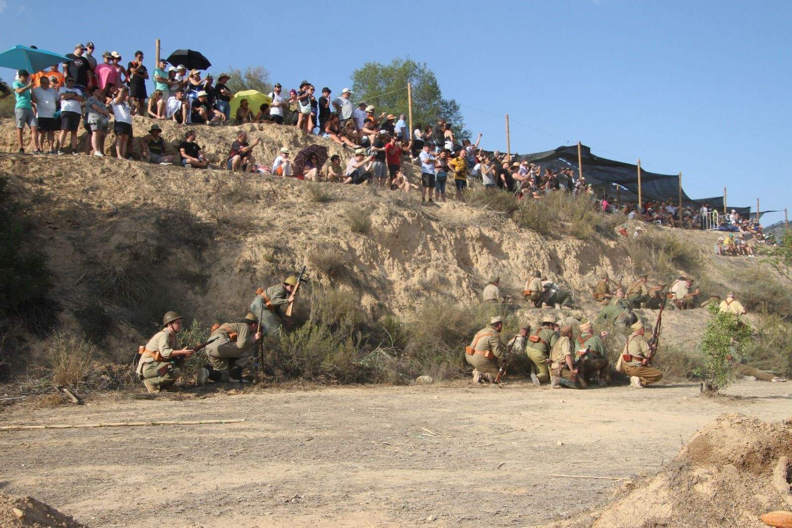 Conmemoración en Fayón del 85 aniversario de la Batalla del Ebro. Foto Carlos Neofato