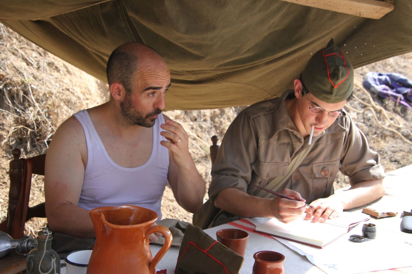 Conmemoración en Fayón del 85 aniversario de la Batalla del Ebro. Foto Carlos Neofato