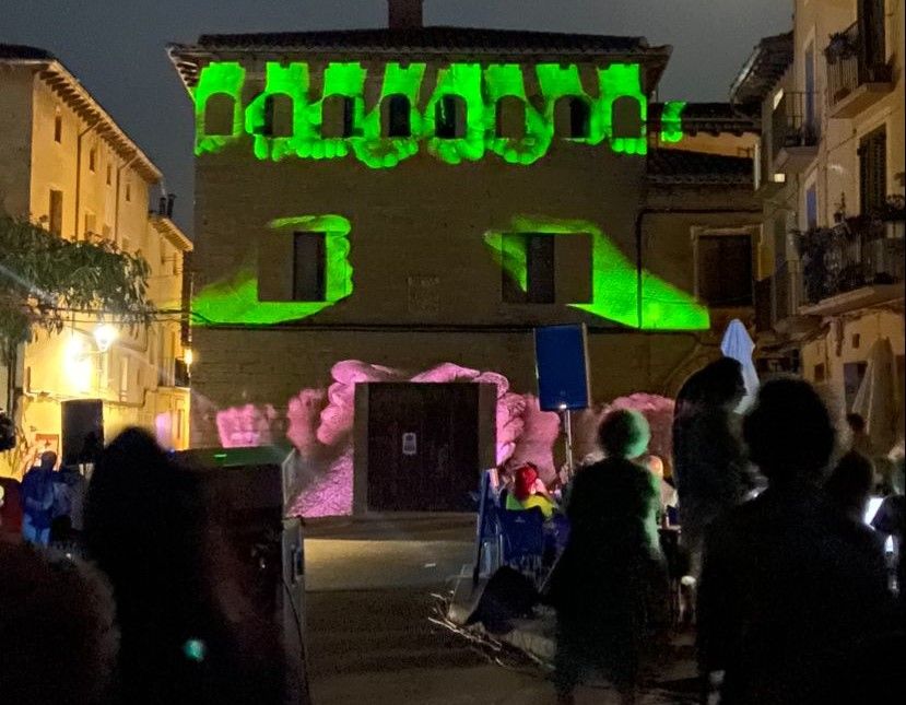 Videomapping en Ayerbe