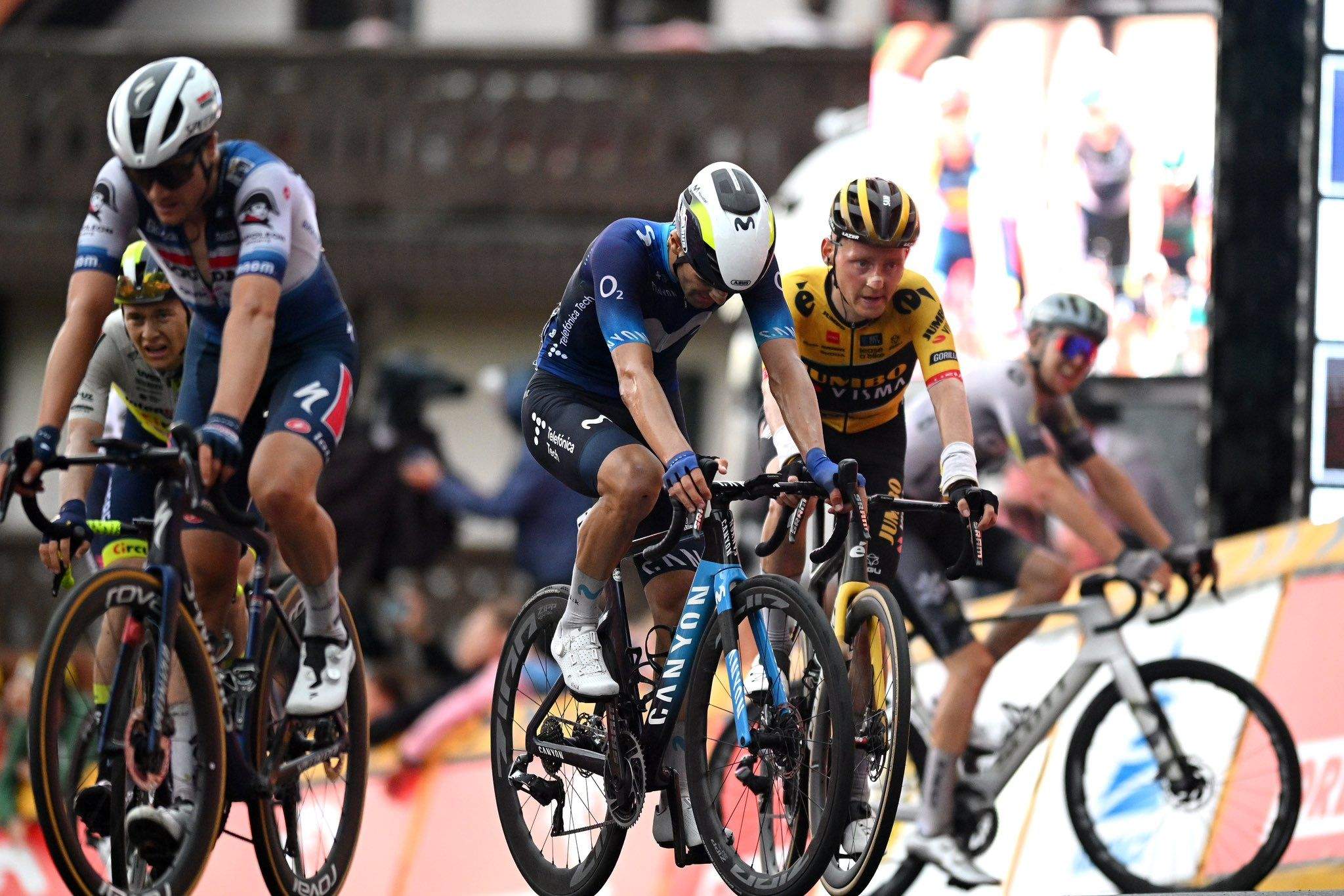 Un momento del Tour de Polonia, donde está compitiendo Sergio Samitier. Foto: Getty Sport