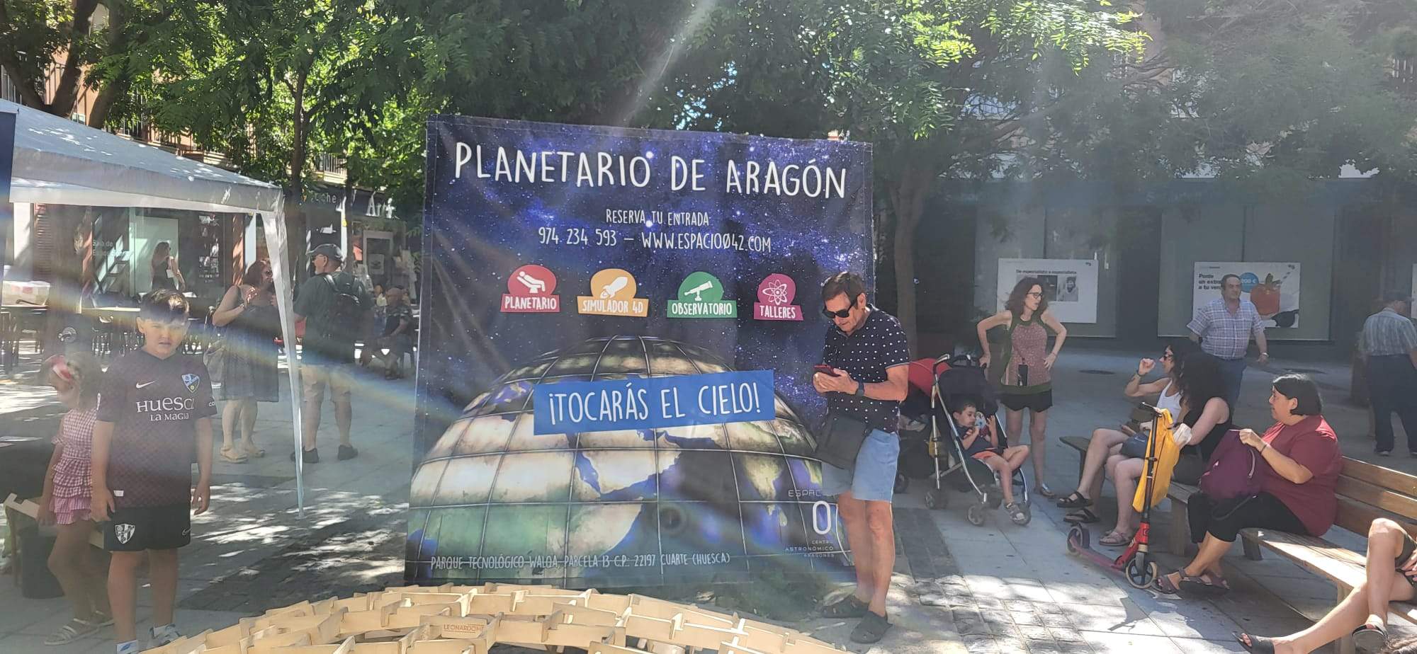 Actividad del Planetario y Museo de las Matemáticas en Concepción Arenal.