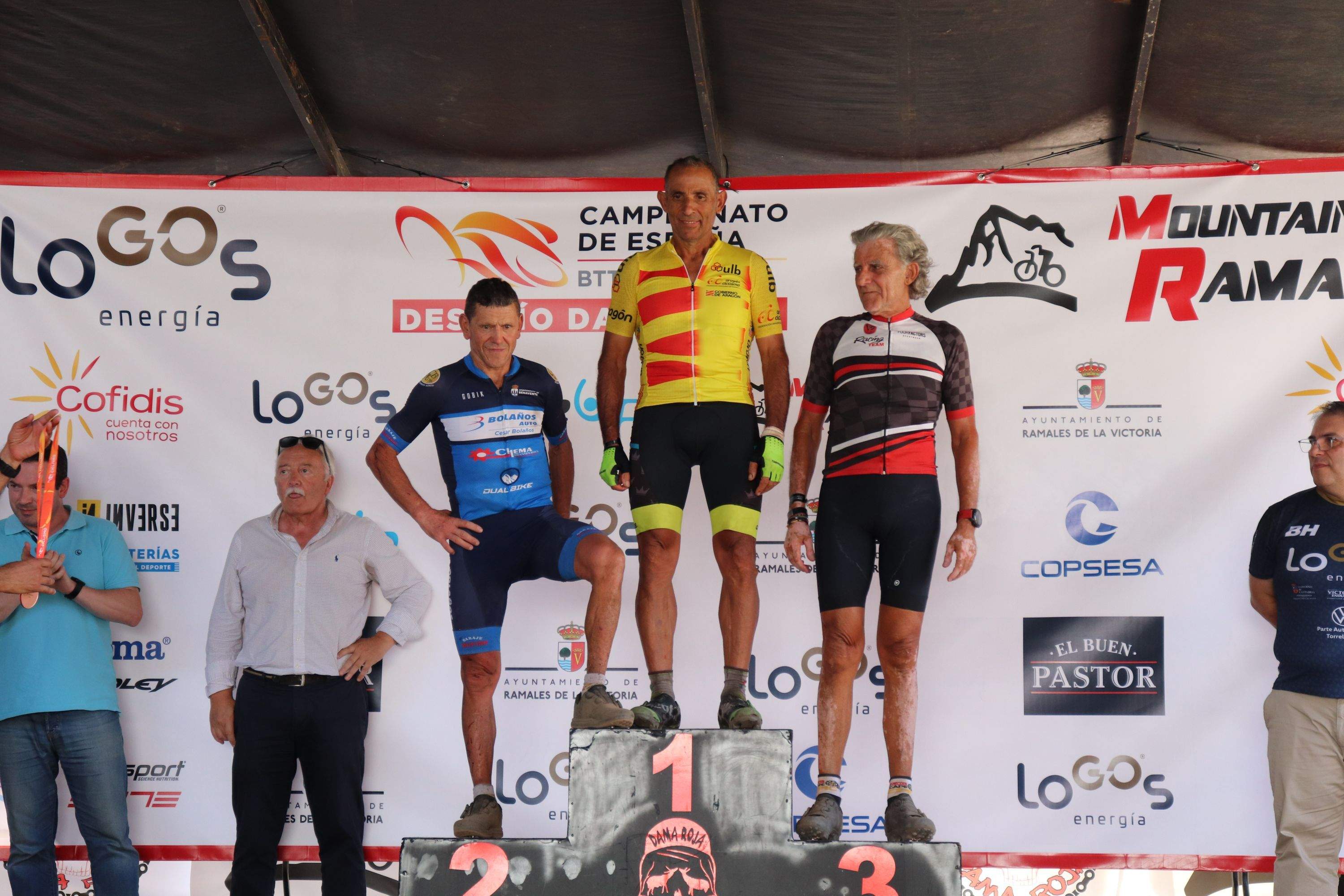 Armando Vidal, en lo más alto del podio.