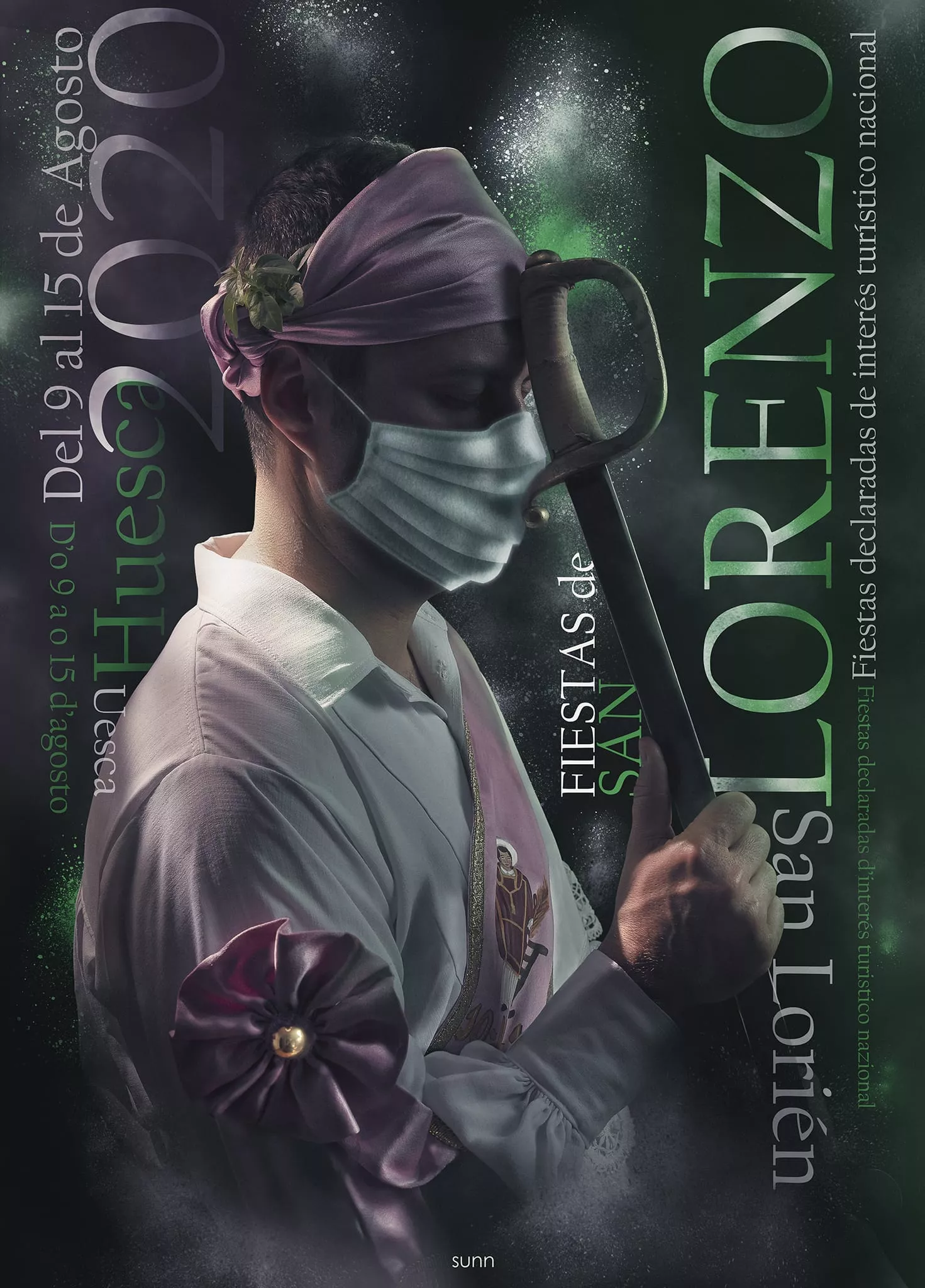 El danzante con mascarilla (2020).