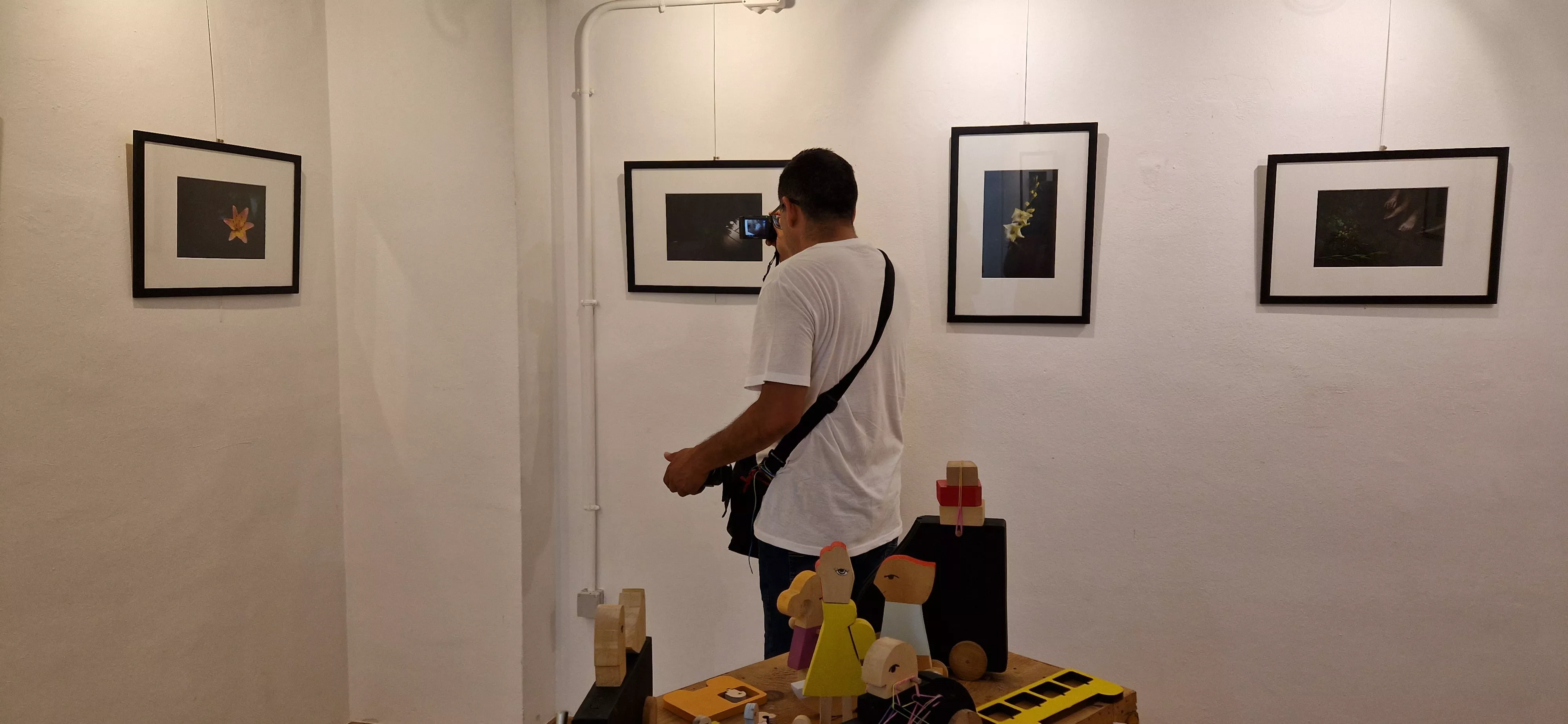 Exposición de Susana Aparicio y Juan Alonso en la Librería Anónima. Foto Myriam Martínez