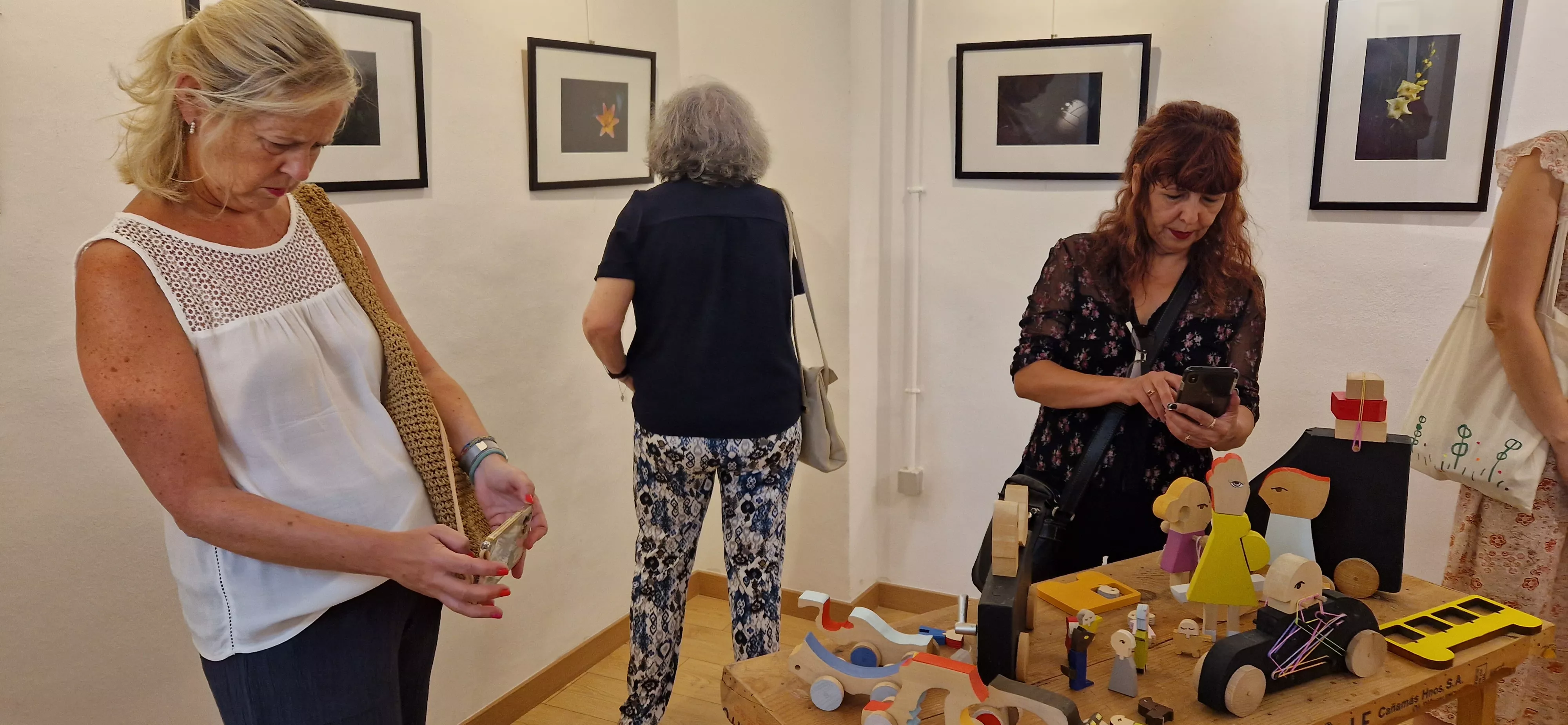 Exposición de Susana Aparicio y Juan Alonso en la Librería Anónima. Foto Myriam Martínez