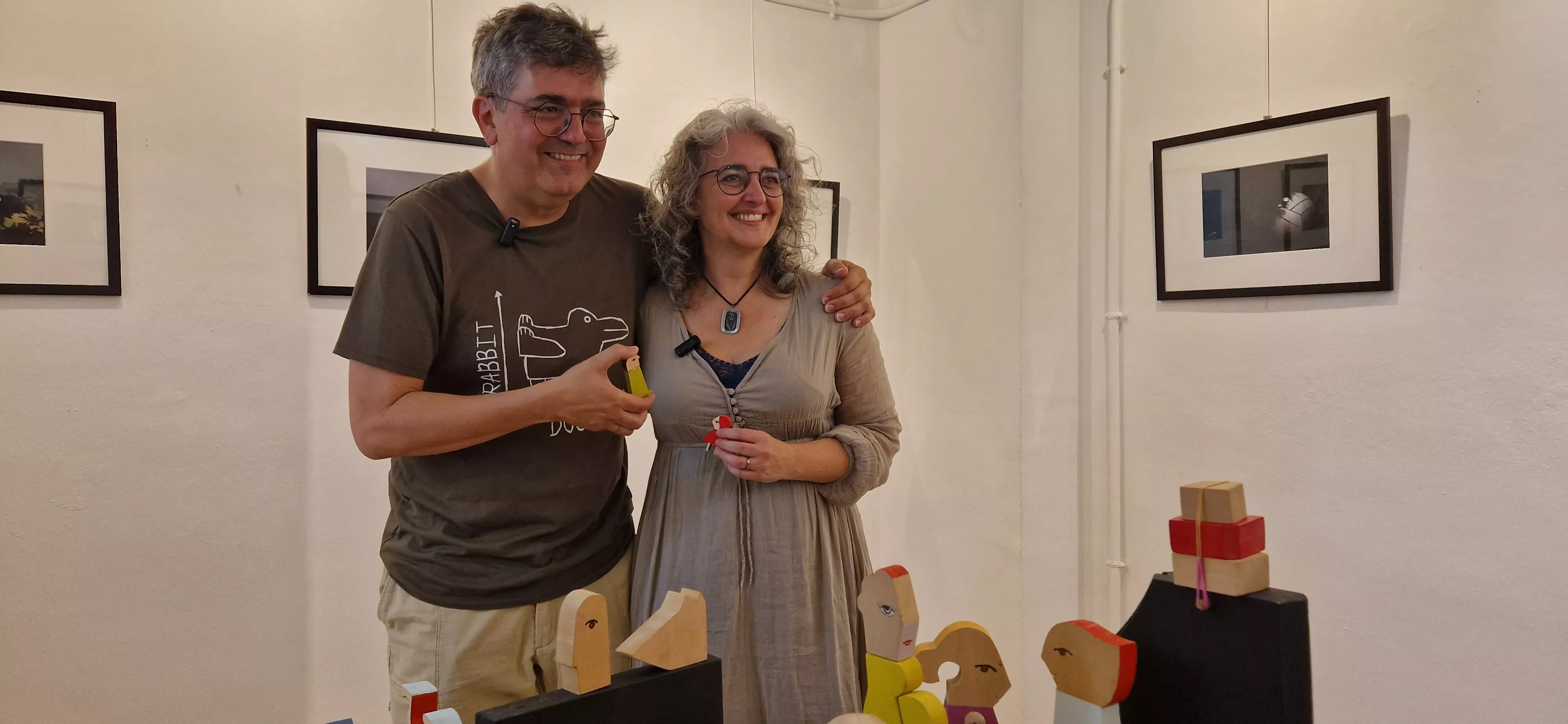 Exposición de Susana Aparicio y Juan Alonso en la Librería Anónima. Foto Myriam Martínez