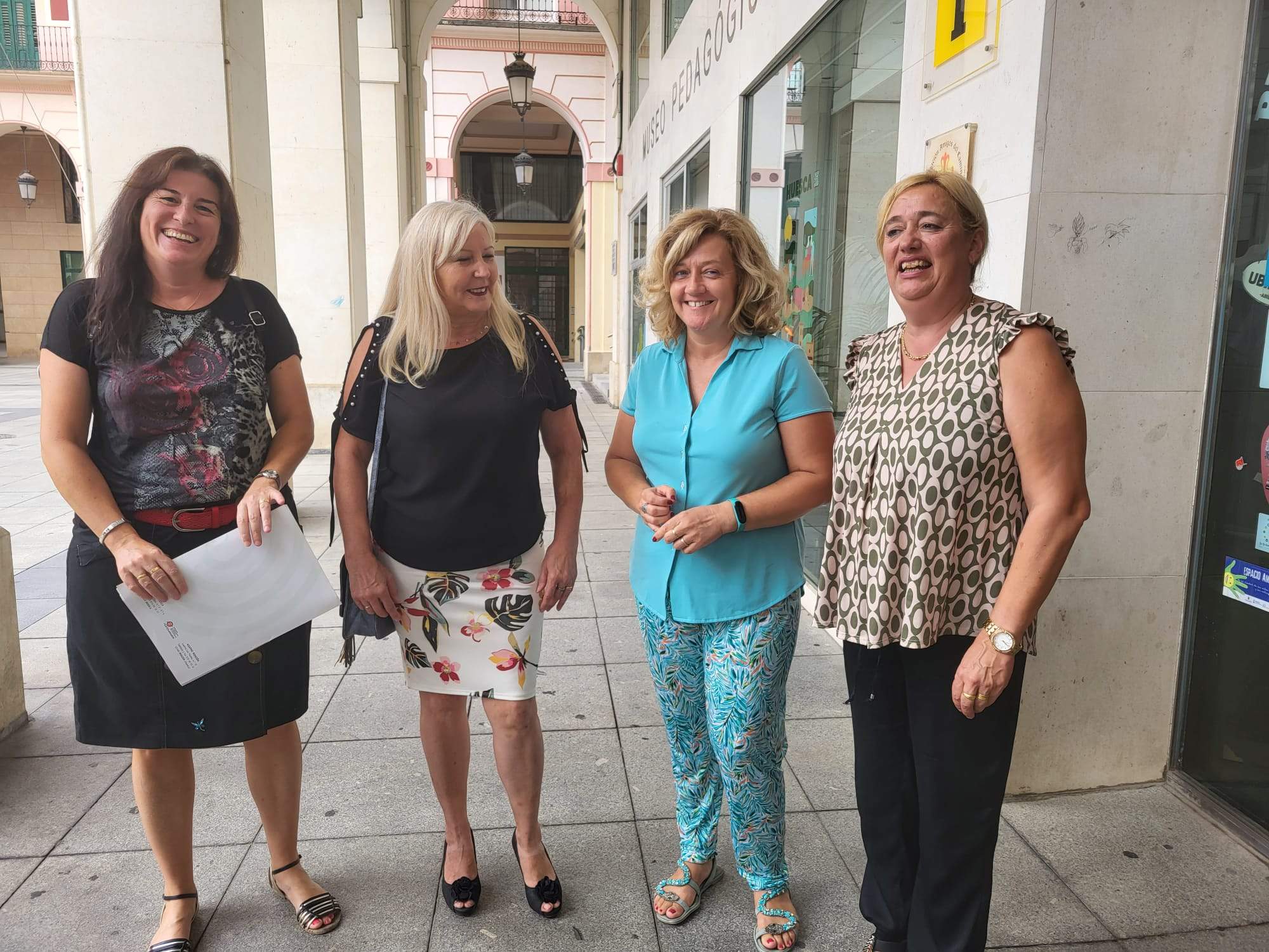 Nuria del Río, Sol Pérez, Sonia Blanco y Rosa Gerbás. "Las asociaciones que gestionan procesos de salud mental necesitan tener una mayor liquidez"