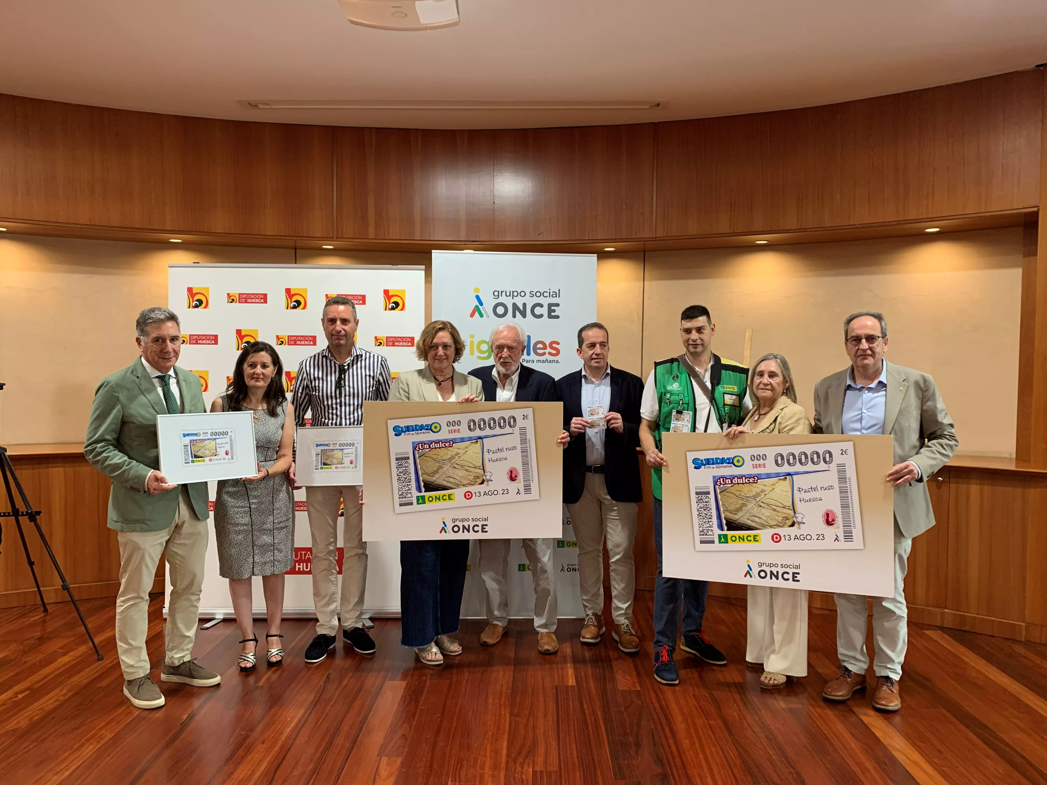 Presentación del cupón dedicado al Pastel Ruso. 