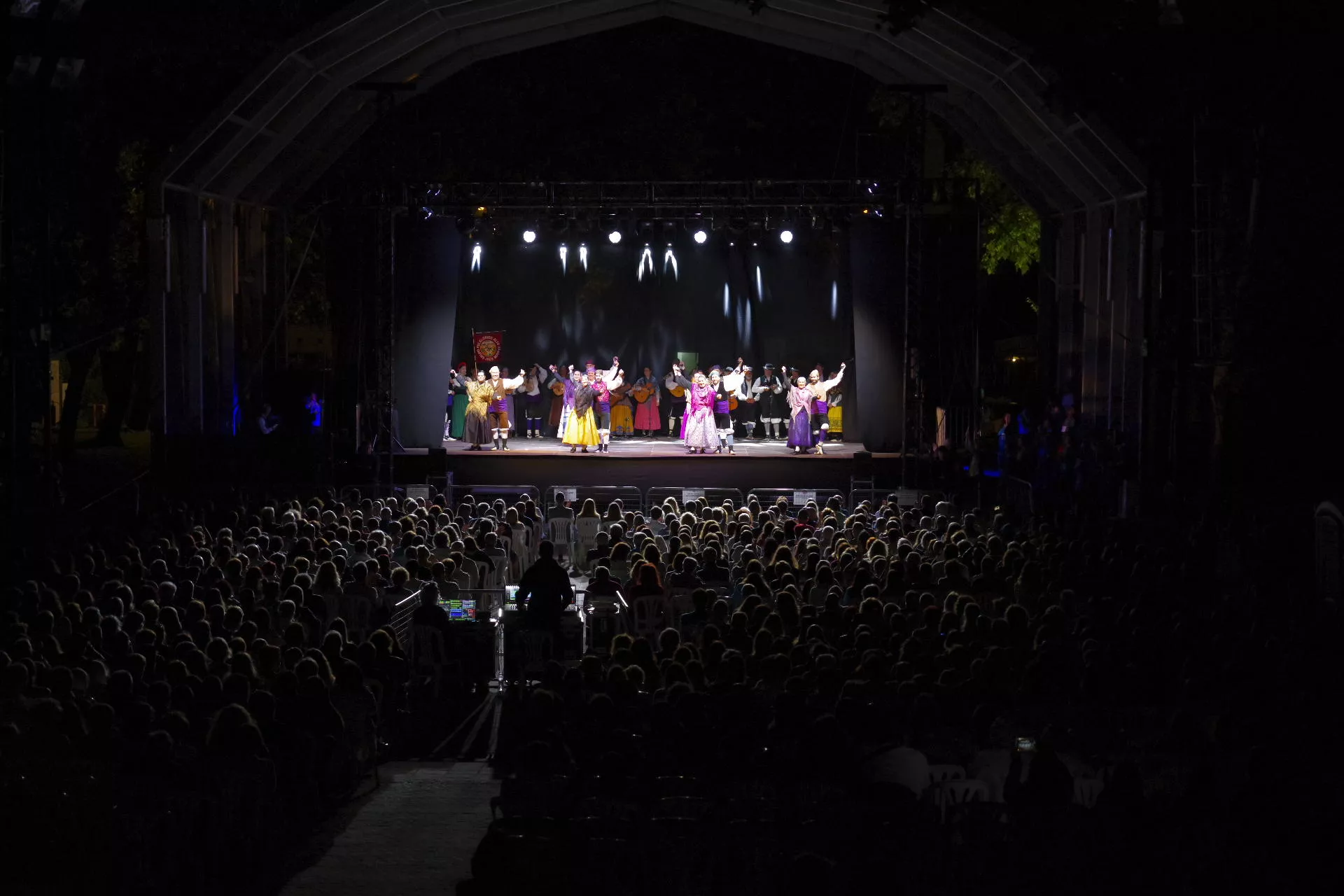 Espectáculo Jaca, ciudad de la ilusión. Foto M.A. Muñoz. 