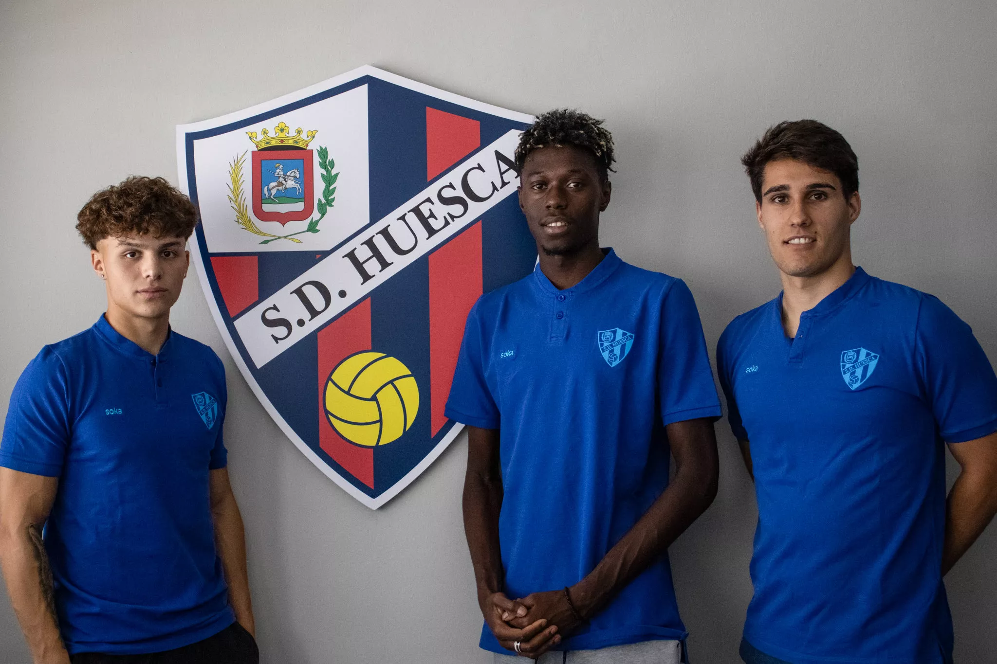 Alin Serban, Fadi Fofana y Nacho García, nuevos jugadores del Huesca B.