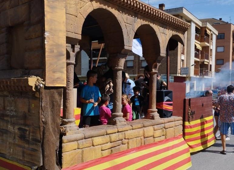 Graus celebra las fiestas en honor al Santo Cristo y San Vicente Ferrer. Foto: Adrián Mora