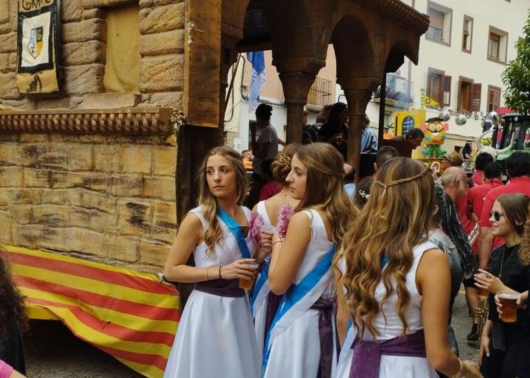 Graus celebra las fiestas en honor al Santo Cristo y San Vicente Ferrer. Foto: Adrián Mora