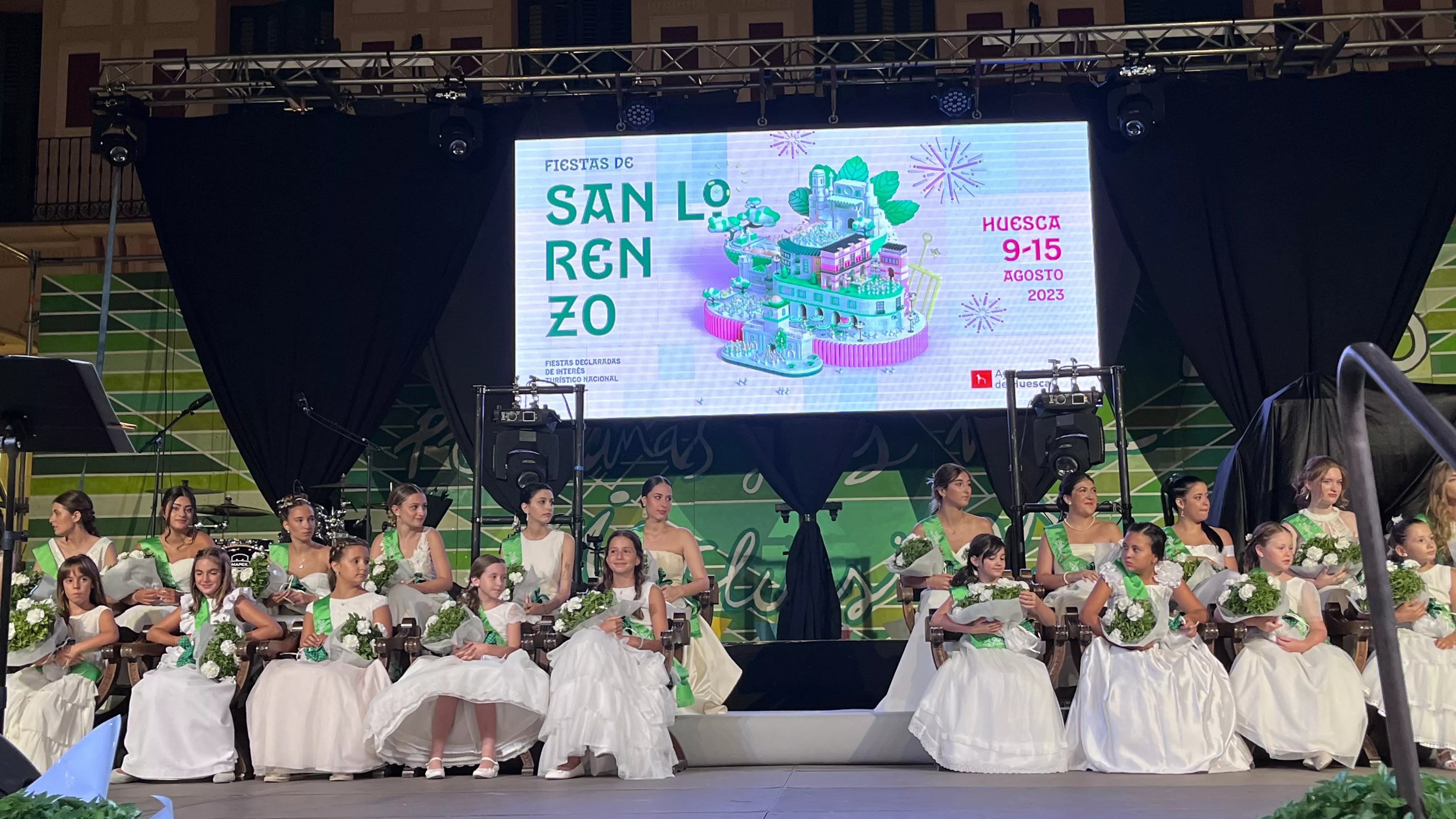 Presentación de las mairalesas de Huesca. Foto: Mercedes Manterola