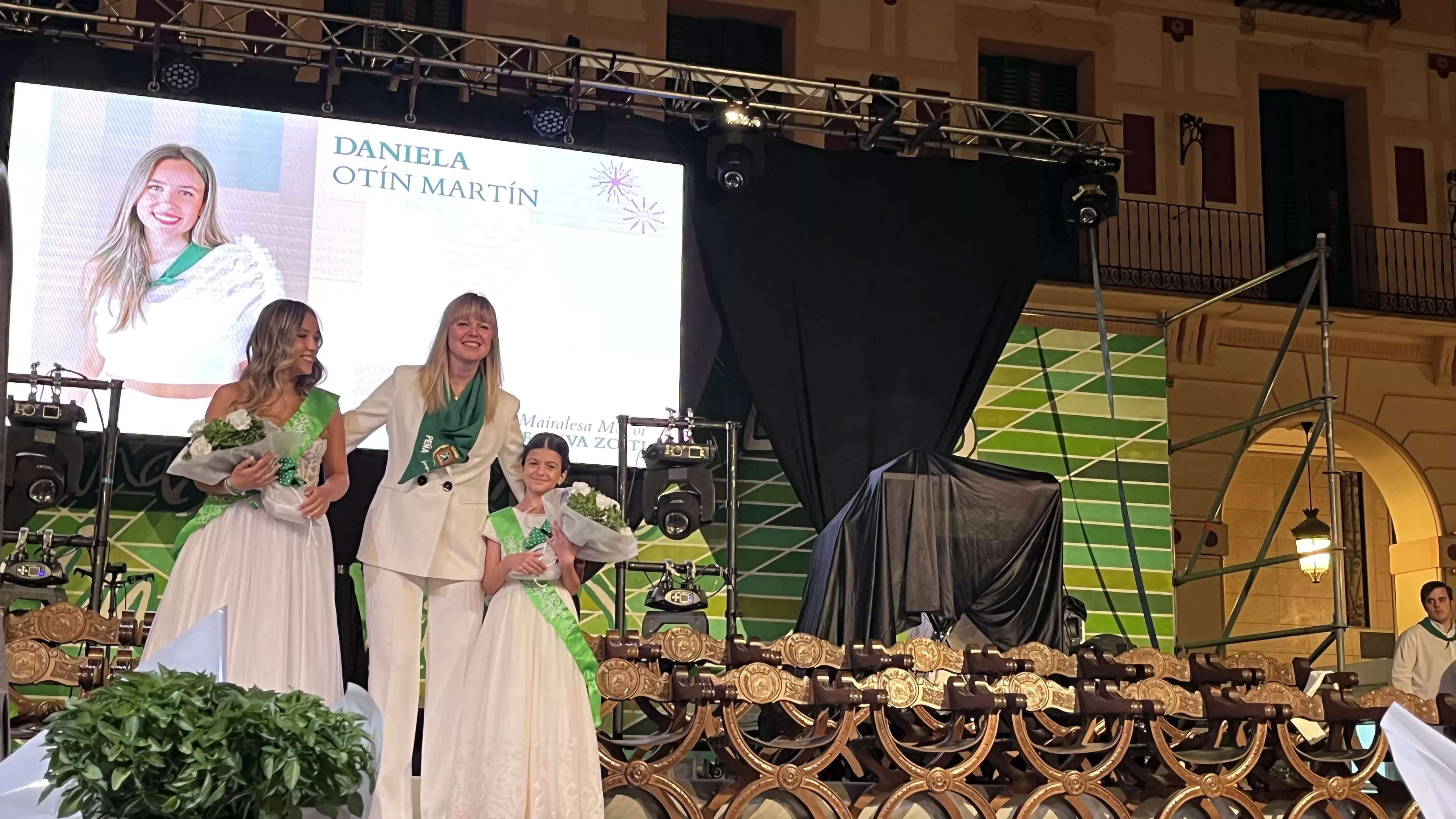 Presentación de las mairalesas de Huesca. Foto: Mercedes Manterola