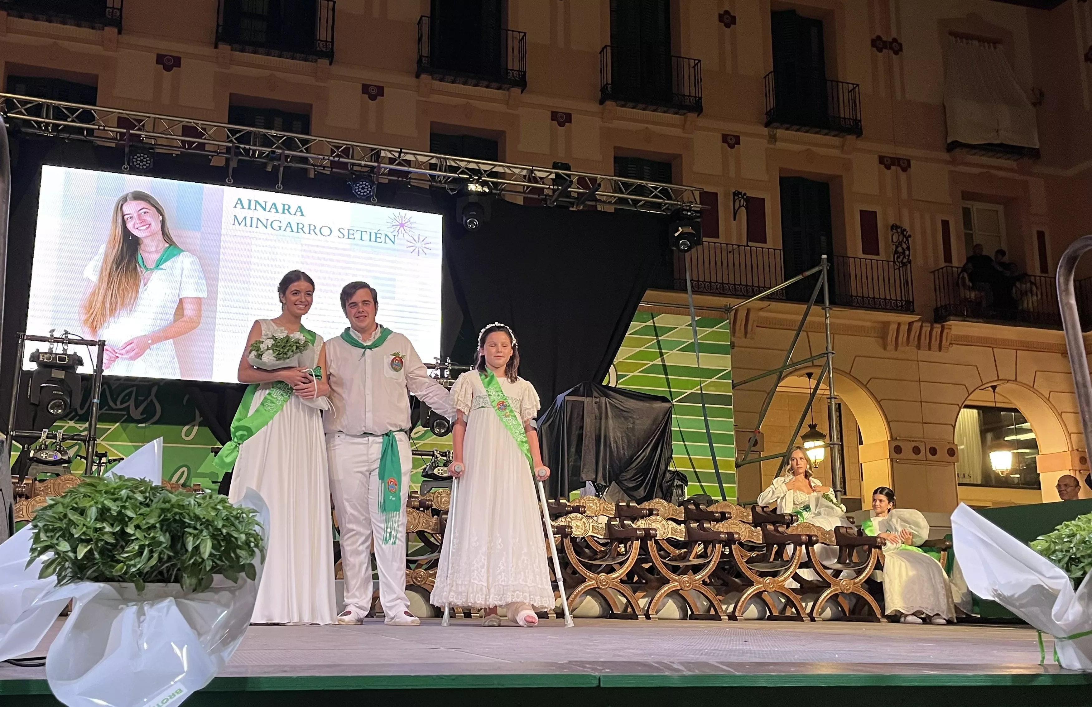 Presentación de las mairalesas de Huesca. Foto: Mercedes Manterola