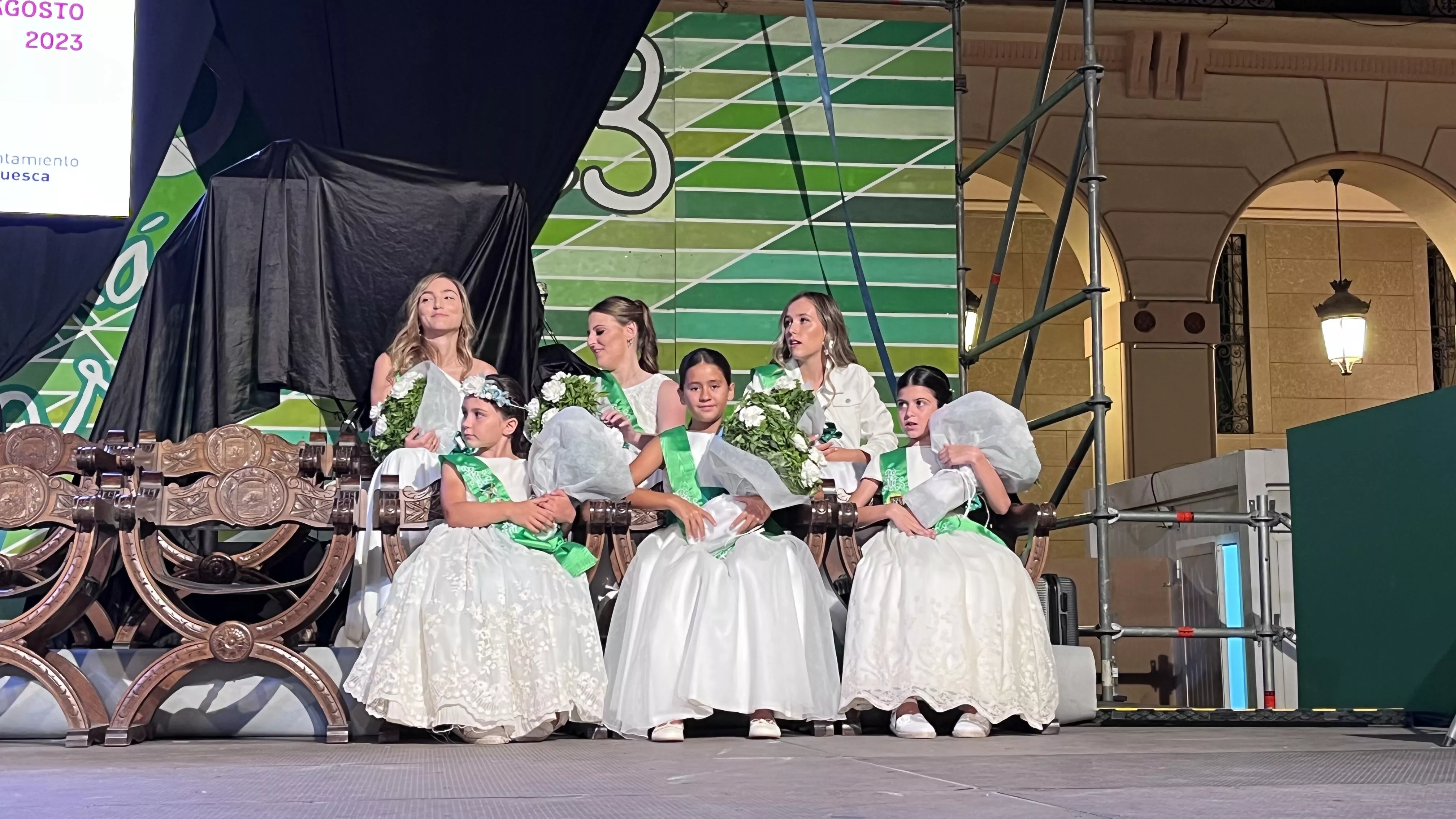 Presentación de las mairalesas de Huesca. Foto: Mercedes Manterola