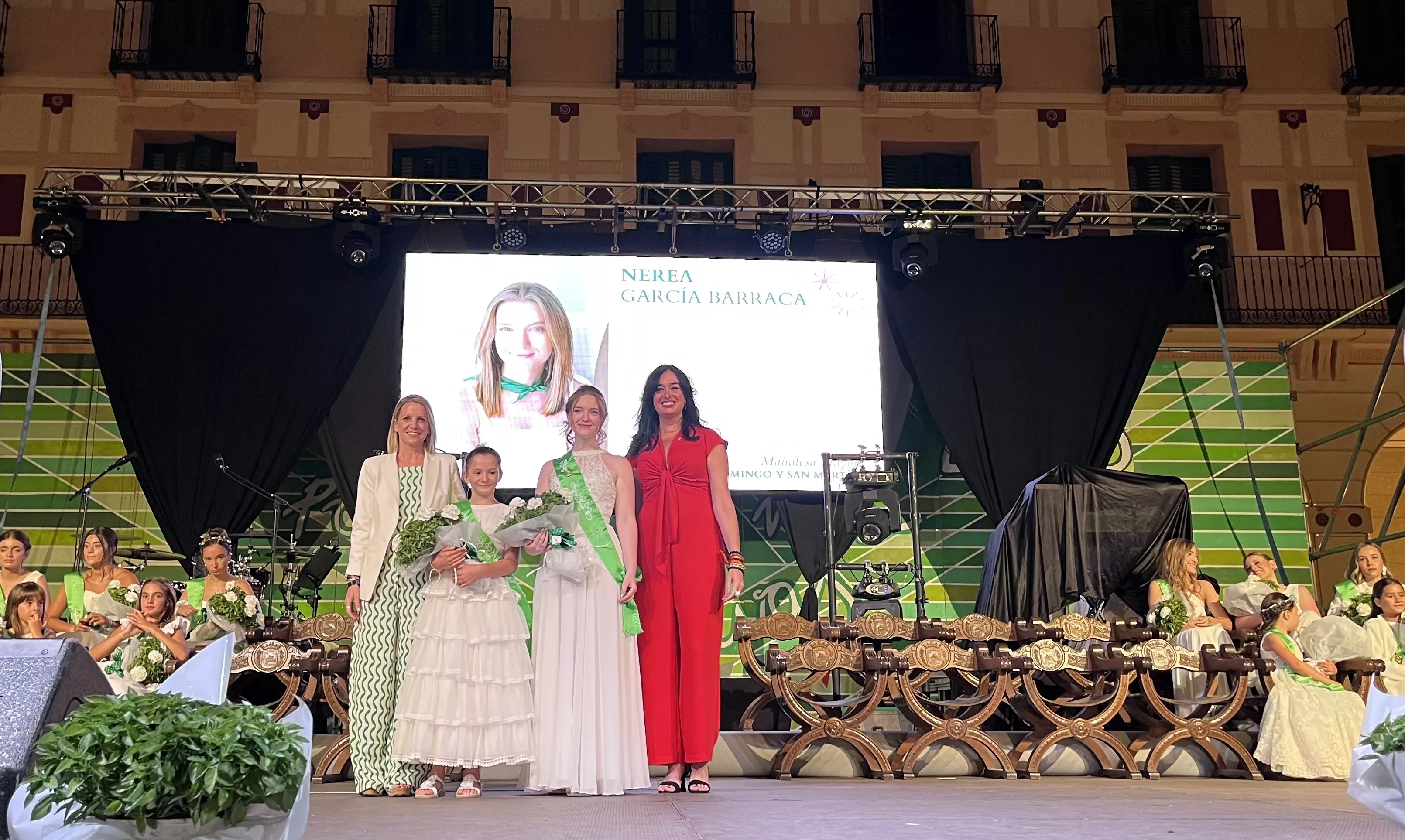 Presentación de las mairalesas de Huesca. Foto: Mercedes Manterola