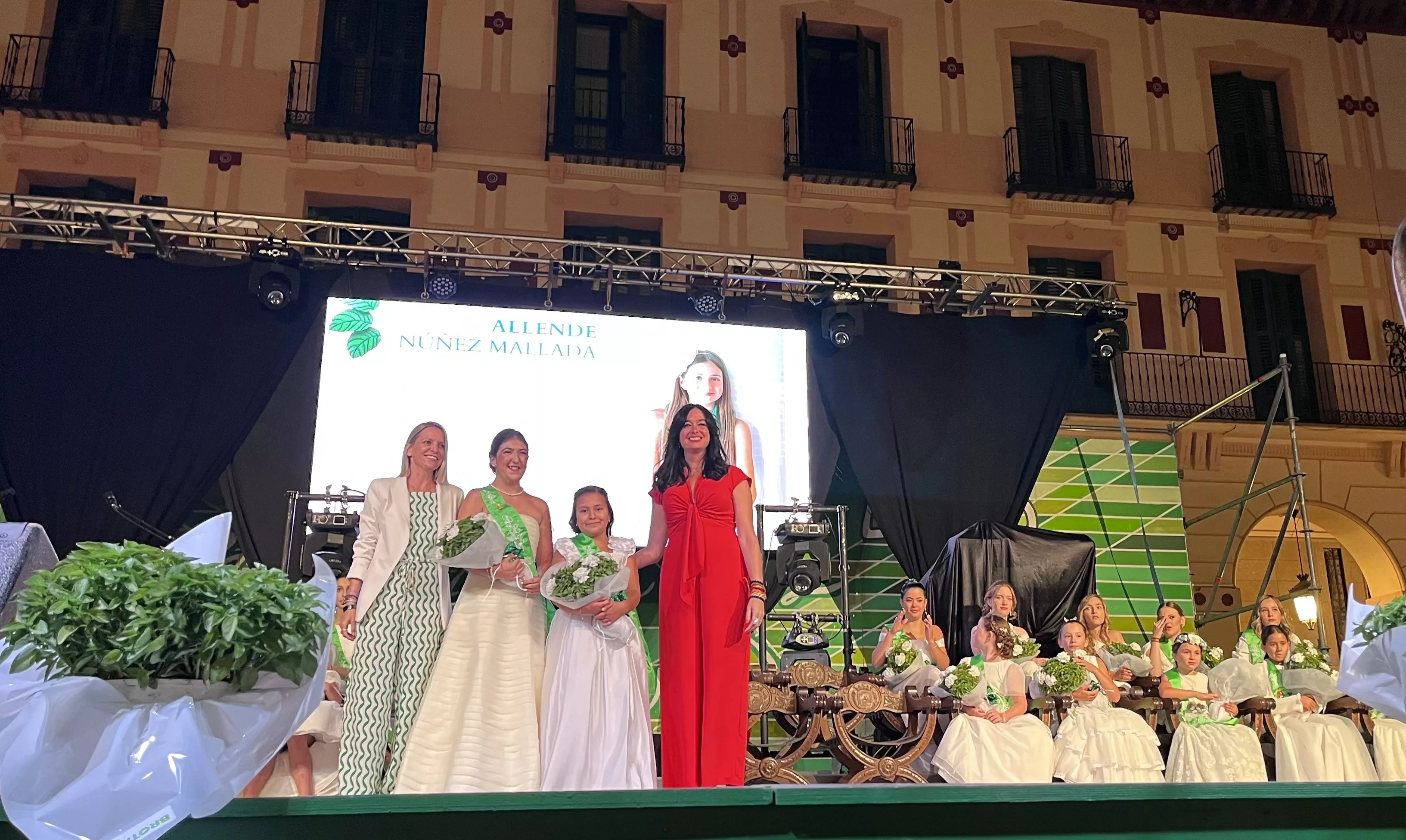 Presentación de las mairalesas de Huesca. Foto: Mercedes Manterola