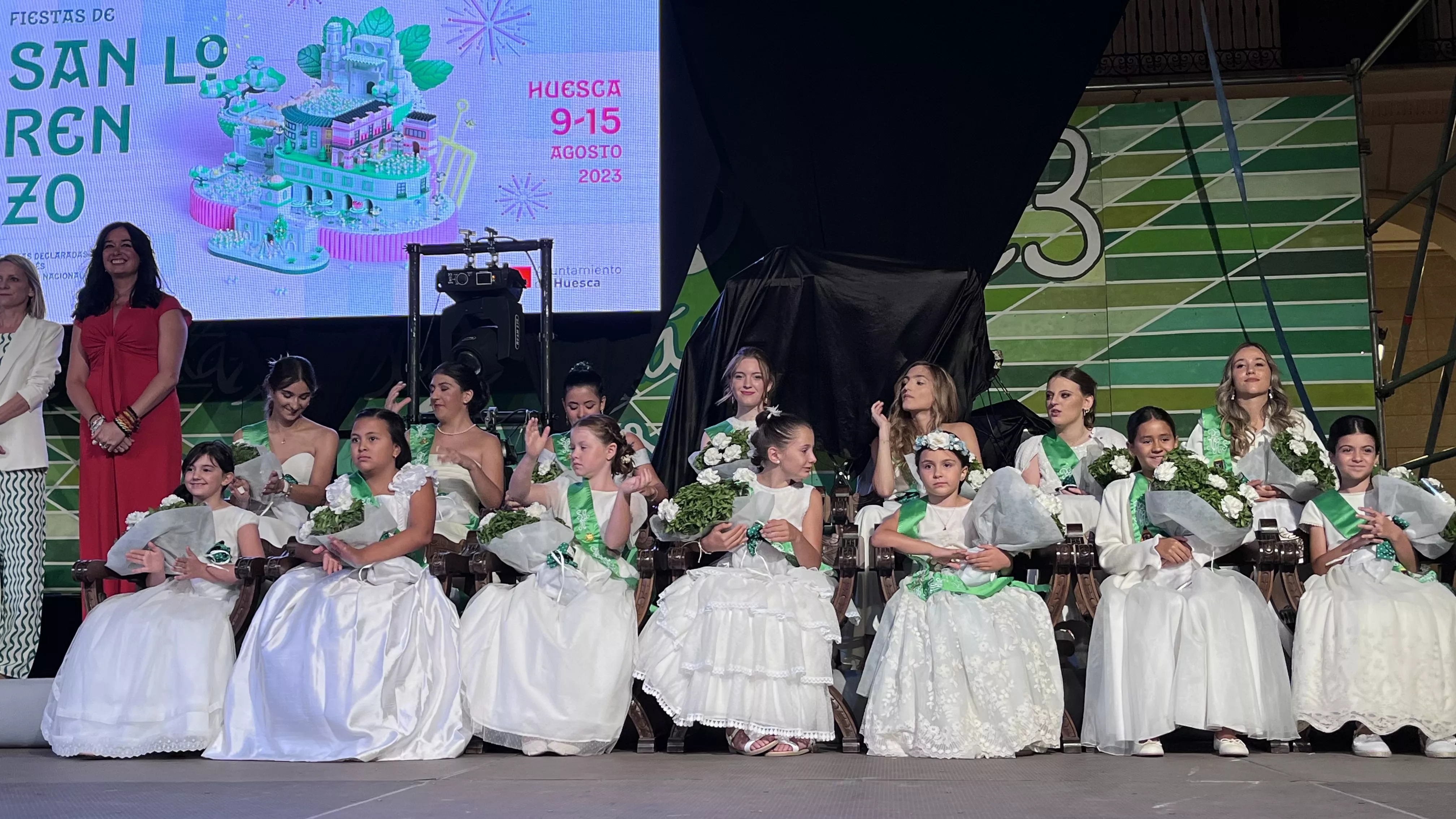 Presentación de las mairalesas de Huesca. Foto: Mercedes Manterola