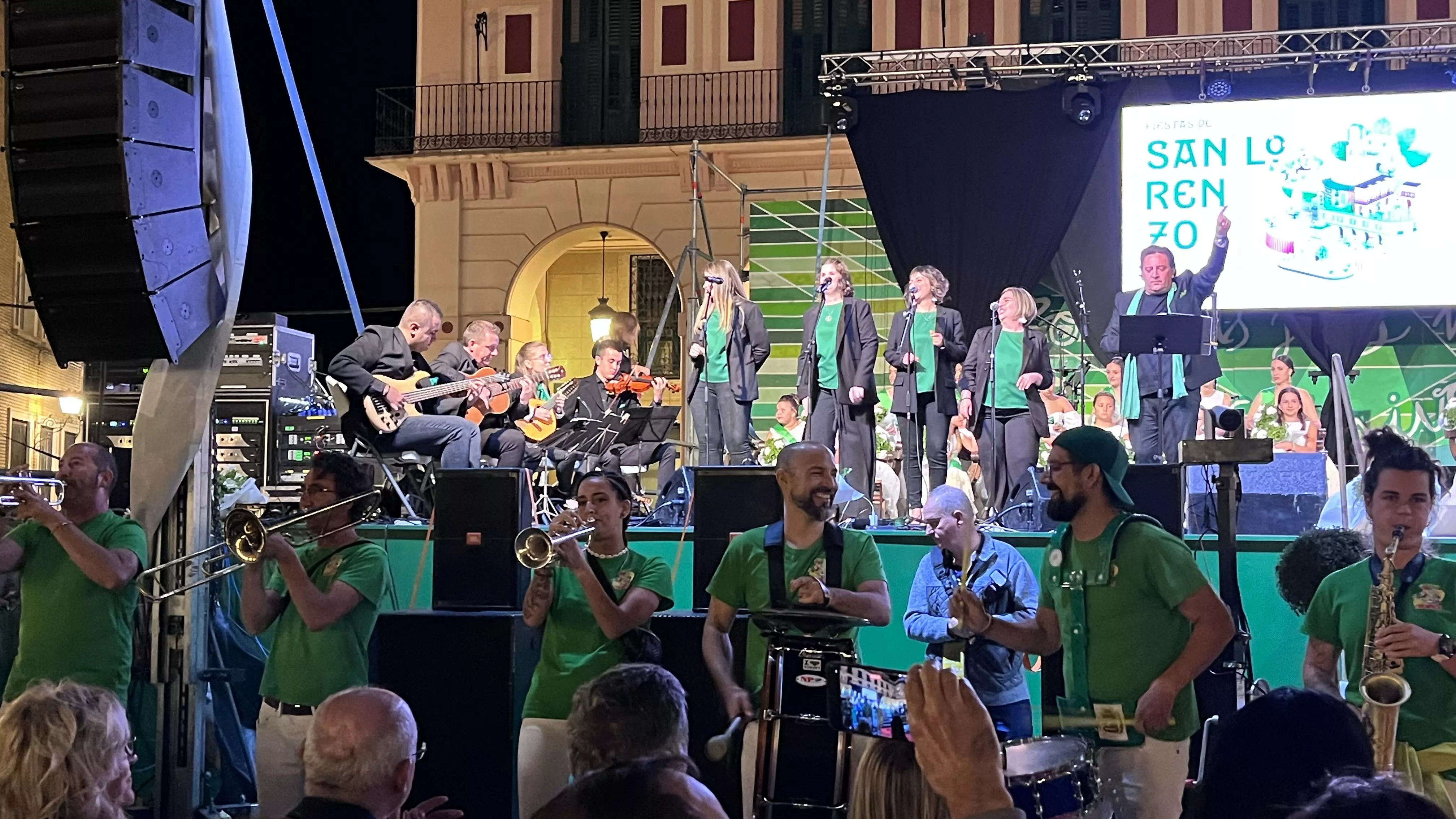 Presentación de las mairalesas de Huesca. Foto: Mercedes Manterola