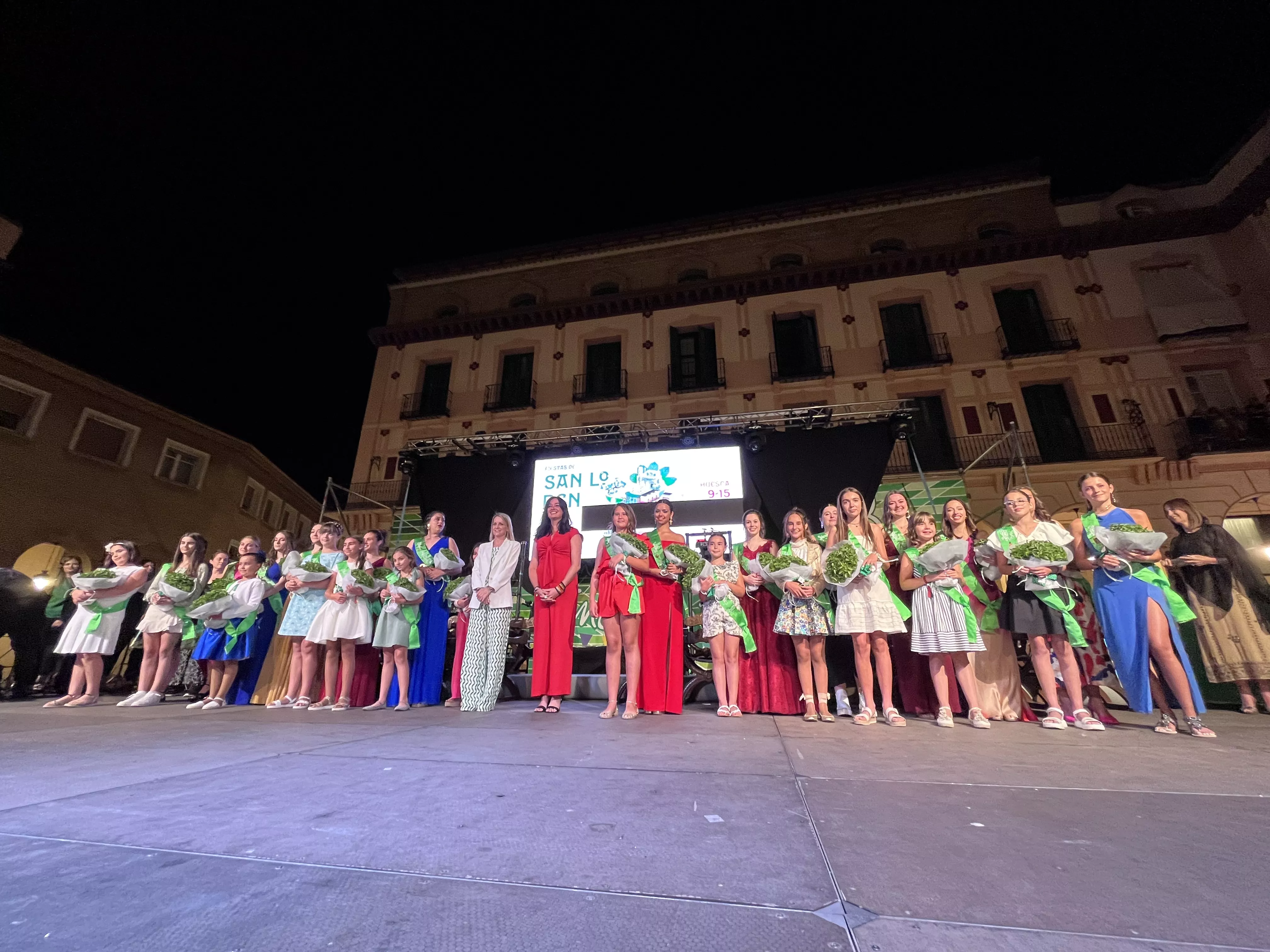 Presentación de las mairalesas de Huesca. Foto: Mercedes Manterola