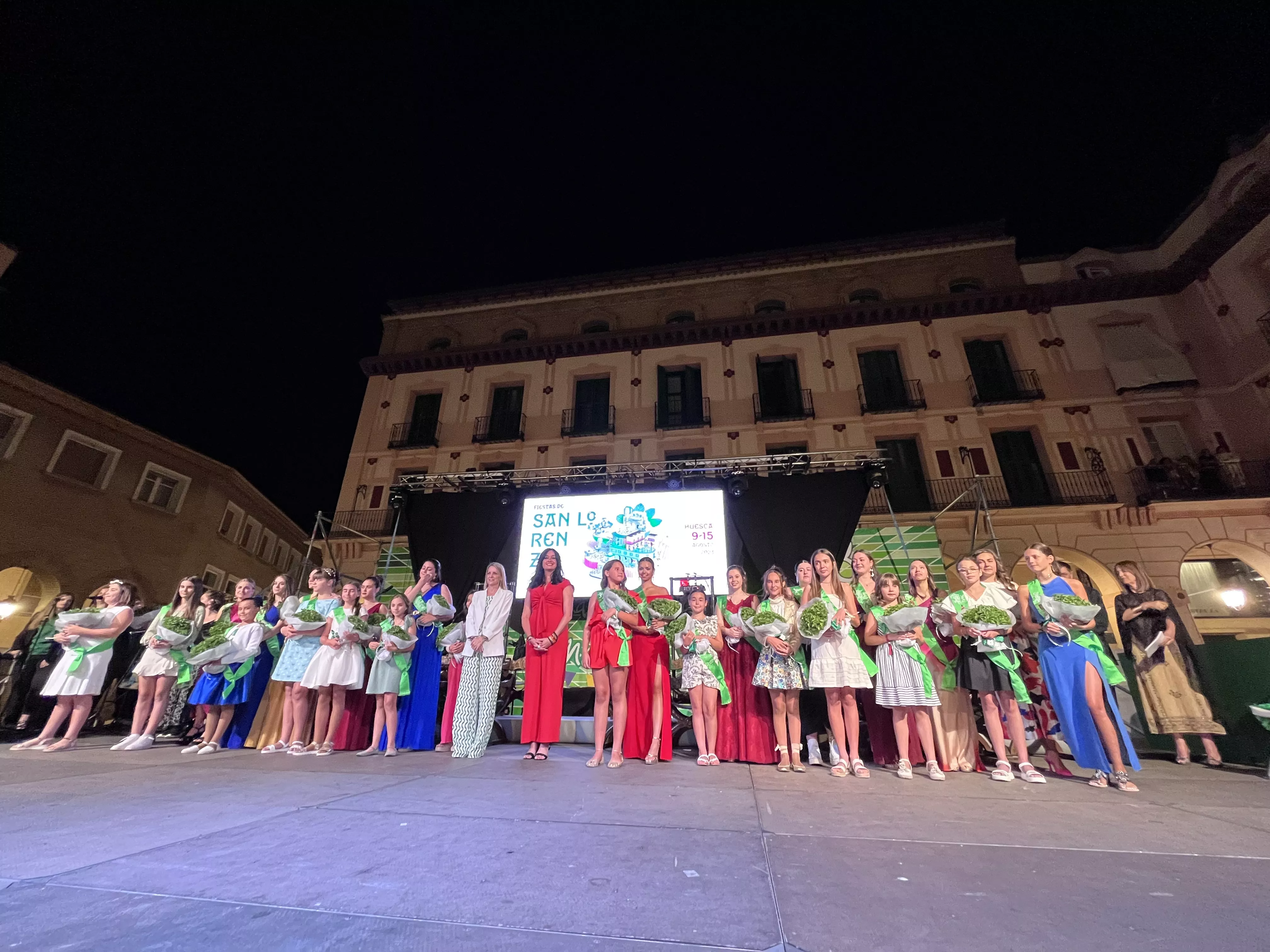 Presentación de las mairalesas de Huesca. Foto: Mercedes Manterola