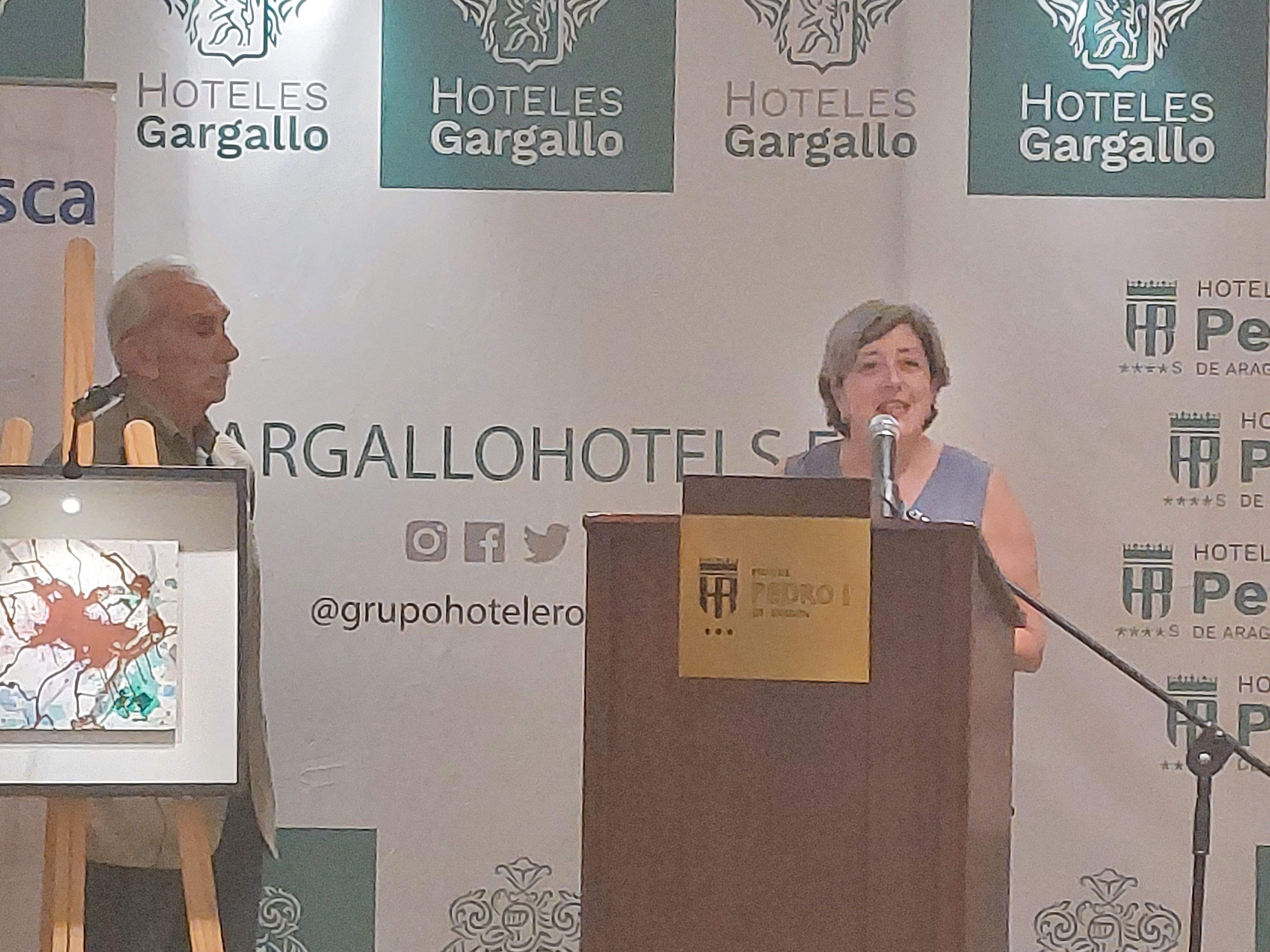 Presentación del Vino Solidario del Club Rotario en el Hotel Pedro I de Aragón en Huesca