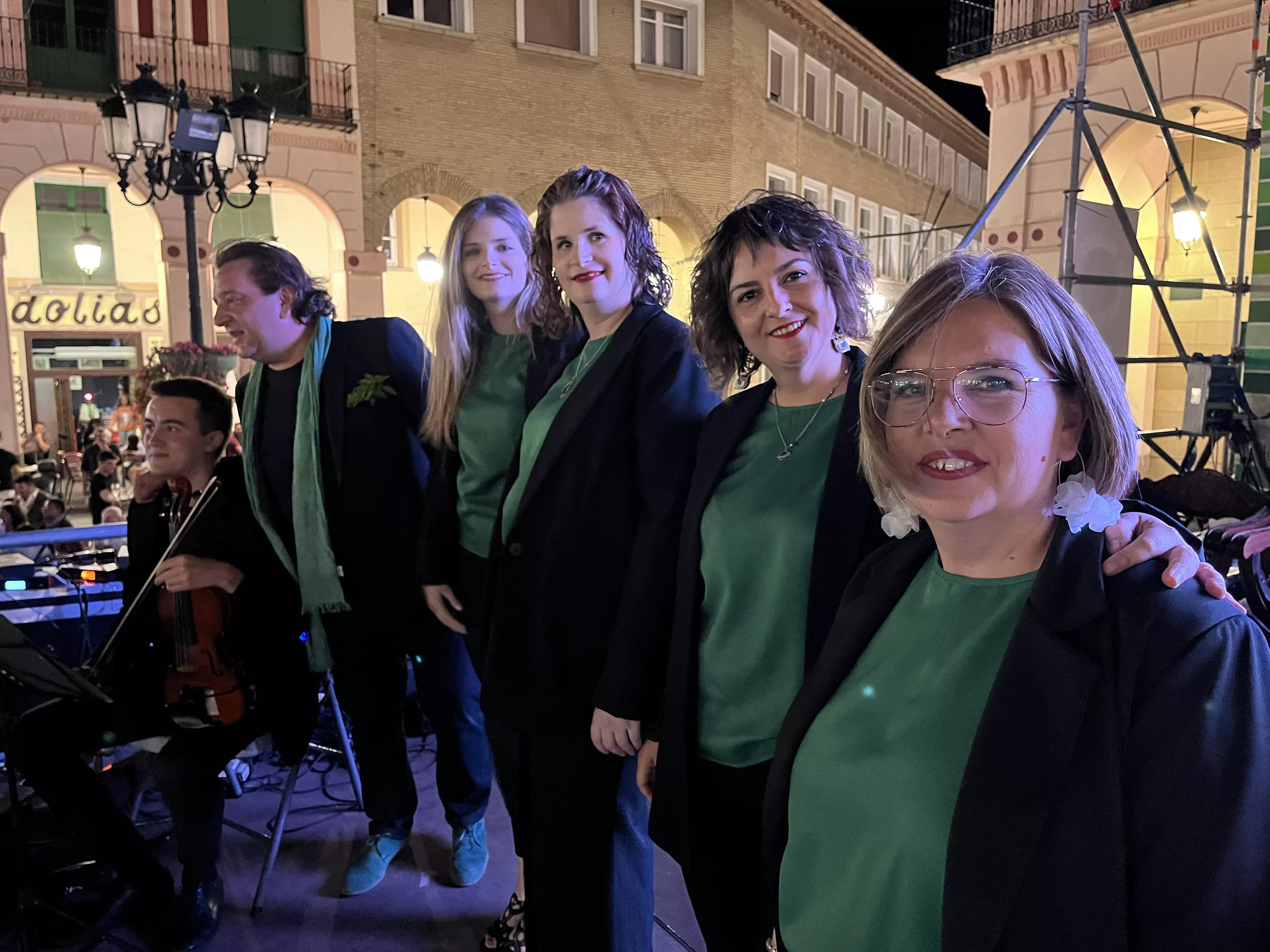 Presentación de las mairalesas de Huesca. Foto: Mercedes Manterola