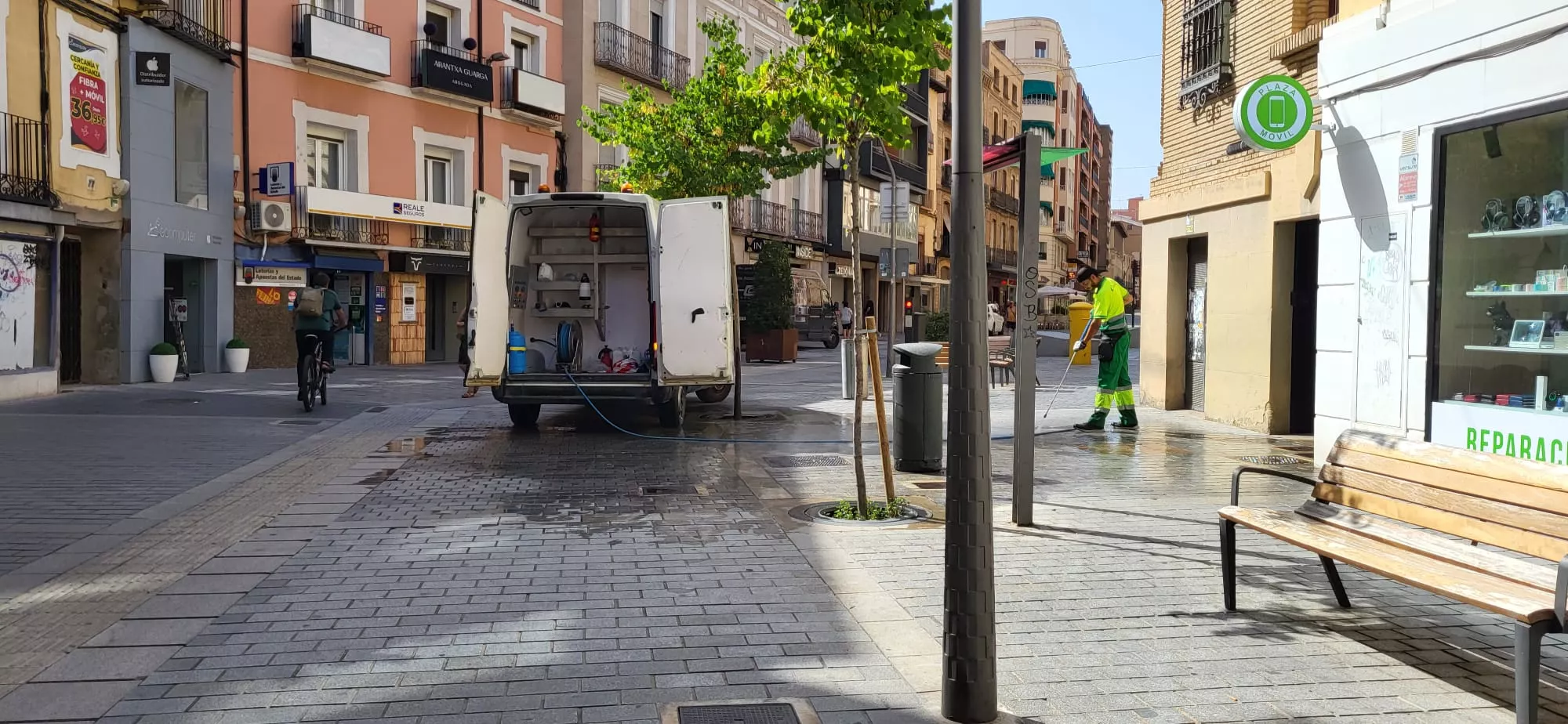 El Ayuntamiento organiza un dispositivo de limpieza para San Lorenzo.