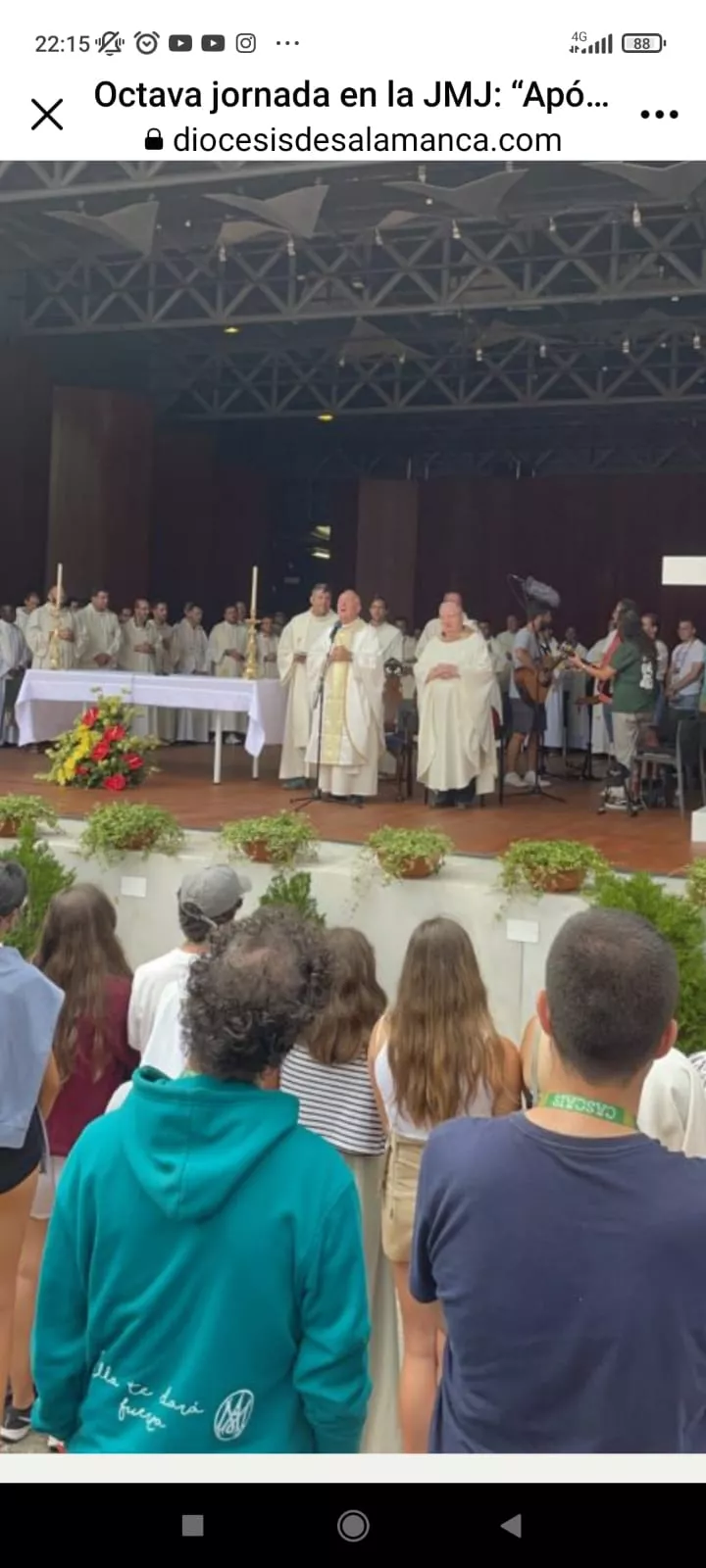 Imágenes de la catequesis de Ángel Pérez en Cascais