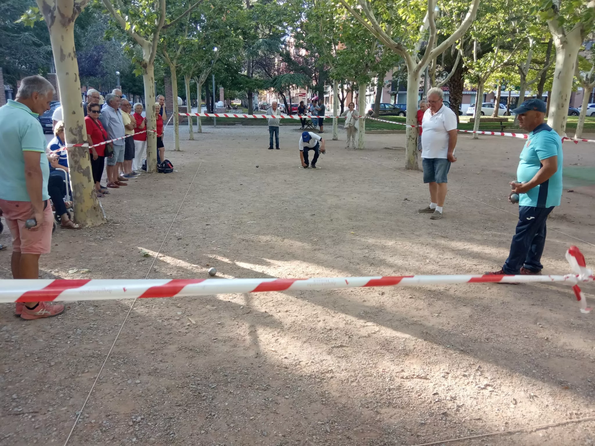 Torneo San Lorenzo de petanca en la pasada edición. 