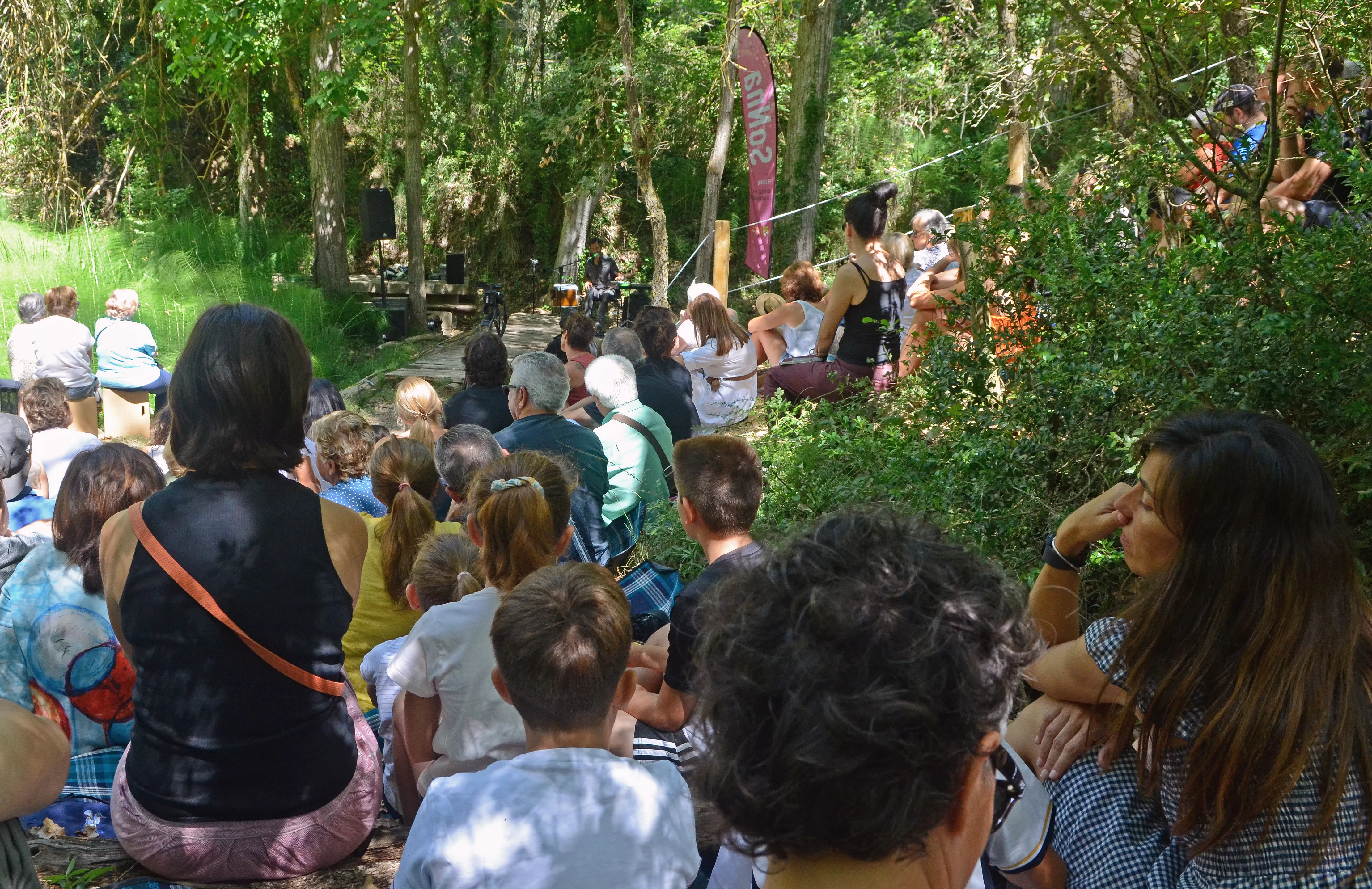 Actuación de Amorante en el barranco de Gabasa.