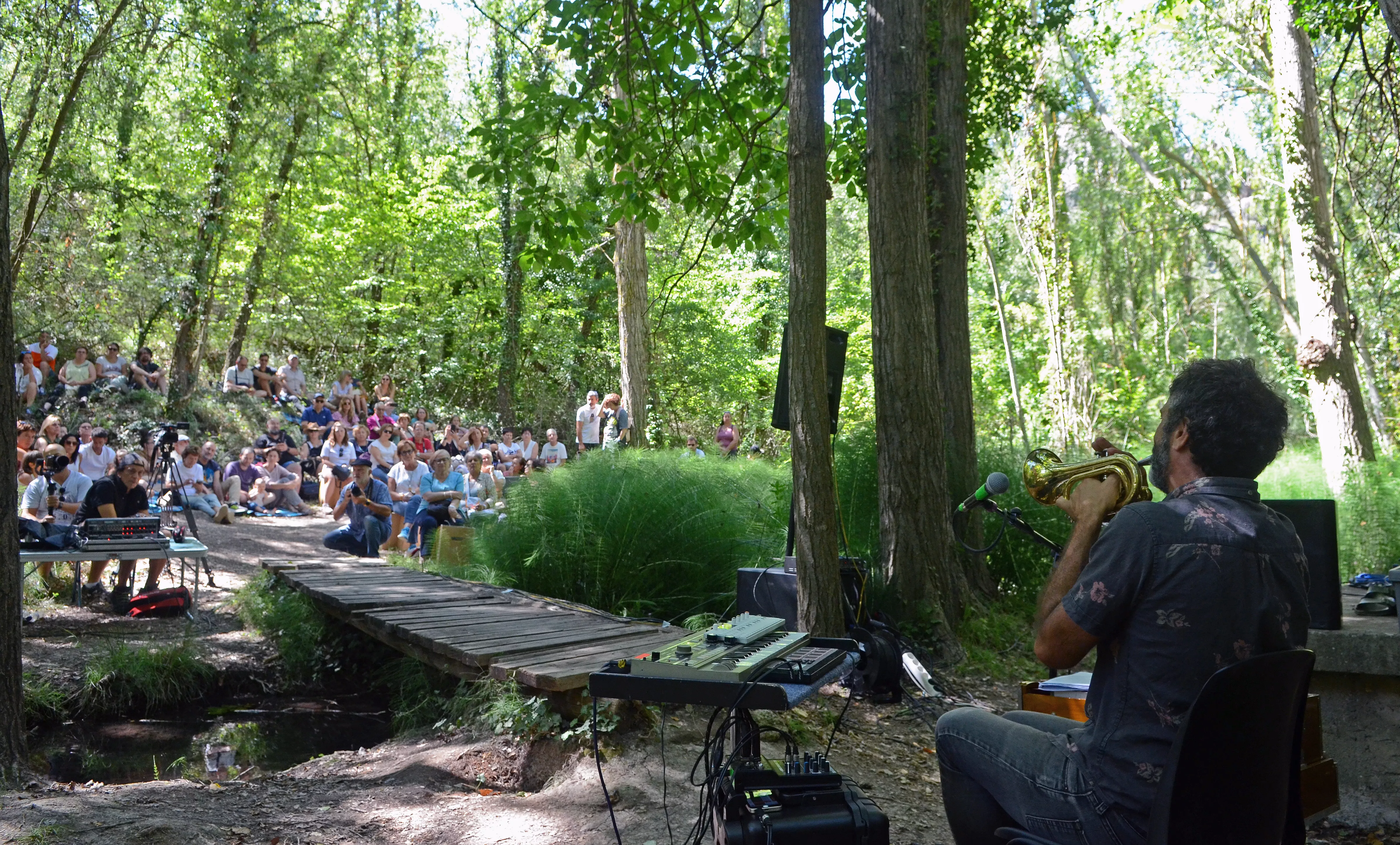 Actuación de Amorante en el barranco de Gabasa.